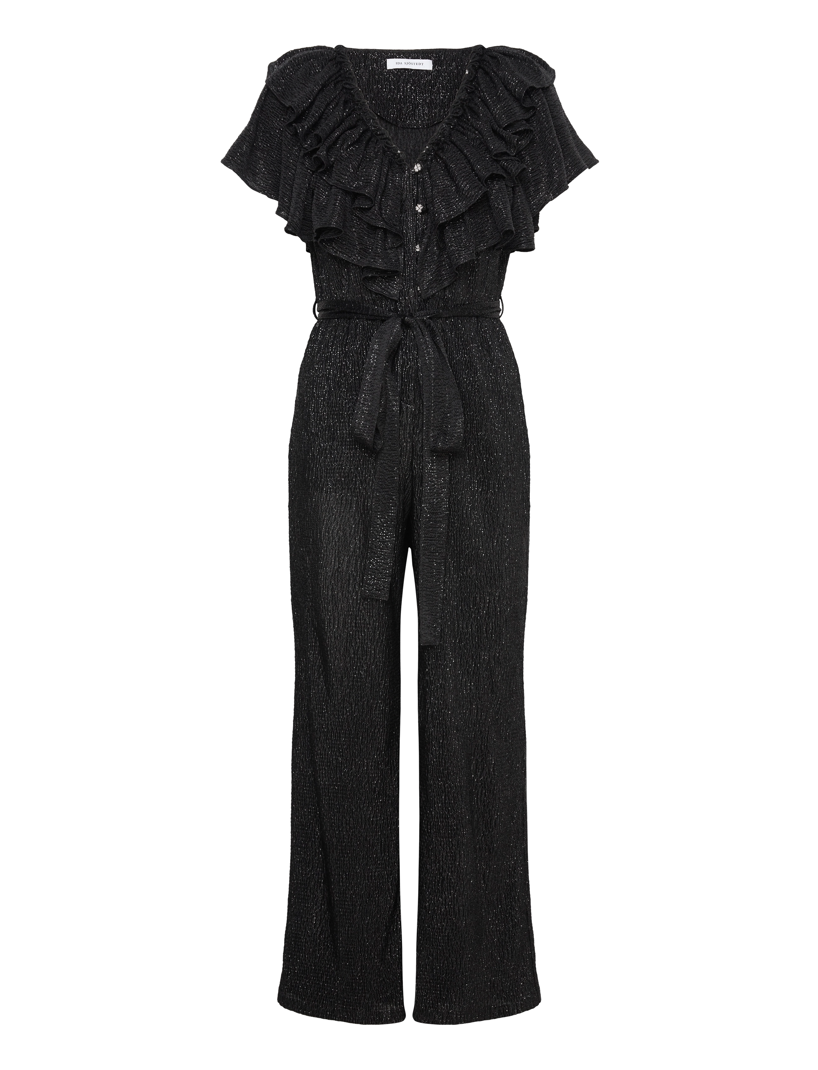 Ida Sjöstedt - LANA JUMPSUIT - black glimmer - 1