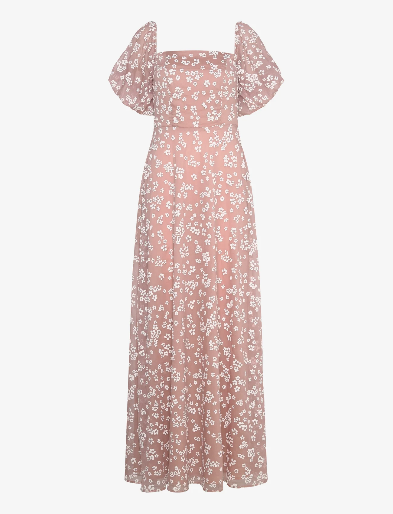 Ida Sjöstedt - 274 LILY DRESS - festkläder till outletpriser - dusky pink floral - 0