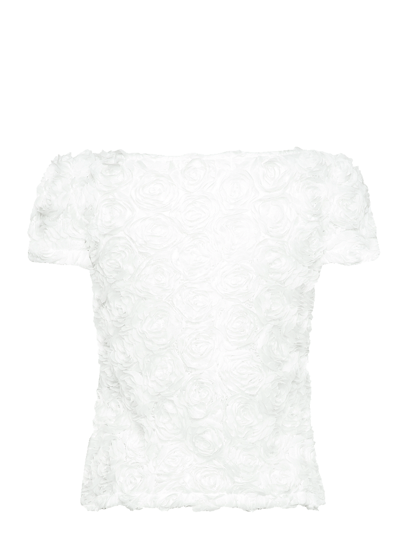 Ida Sjöstedt - 261 LOUISE TOP - kurzämlige blusen - ivory - 2