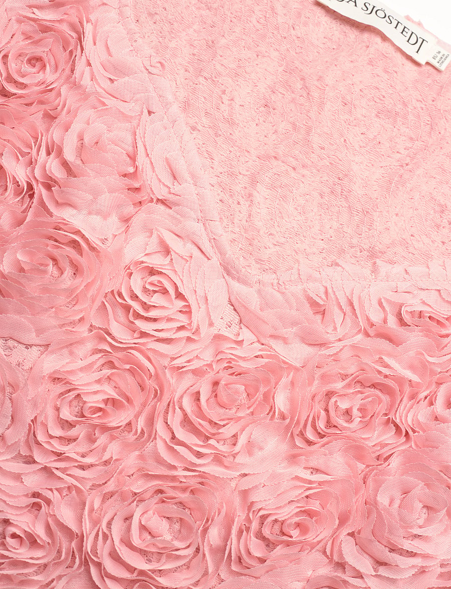 Ida Sjöstedt - 261 LOUISE TOP - lühikeste varrukatega pluusid - pink - 3
