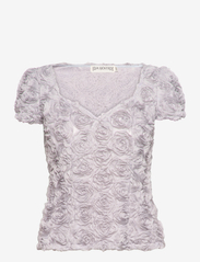 LOUISE TOP - SILVER BLUE