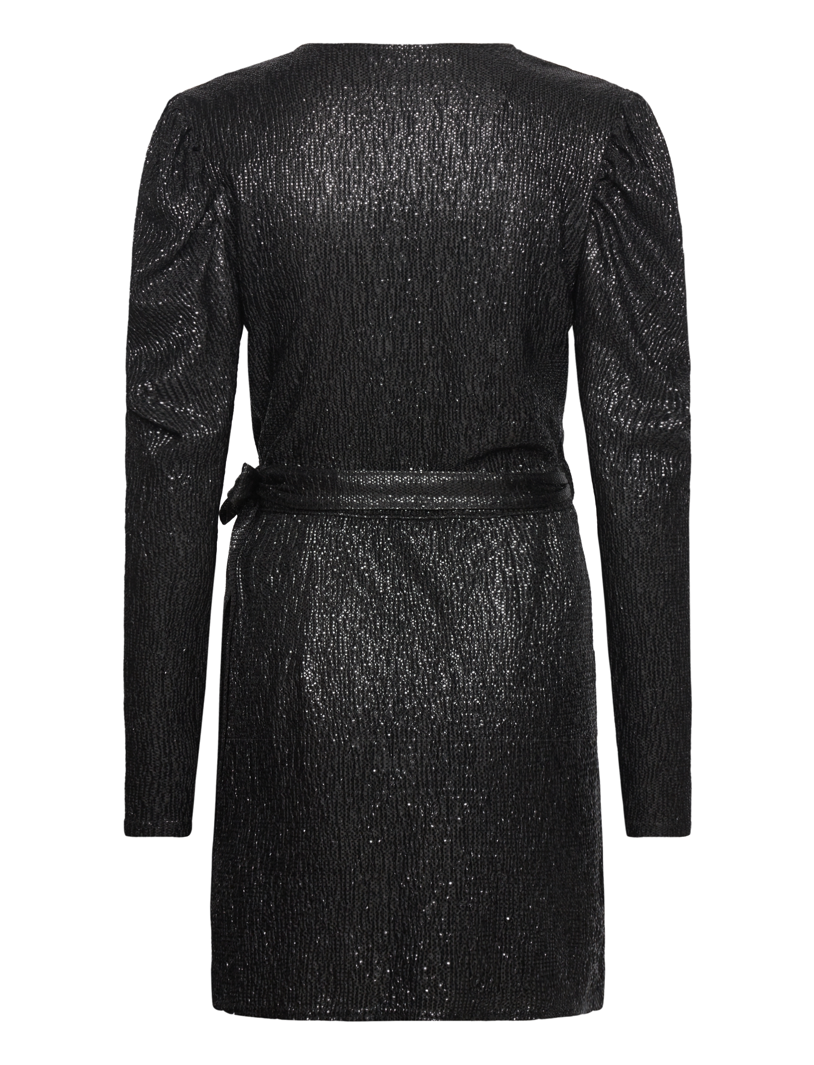 Ida Sjöstedt - 194 LUCY DRESS - slå-om-kjoler - black glimmer - 2