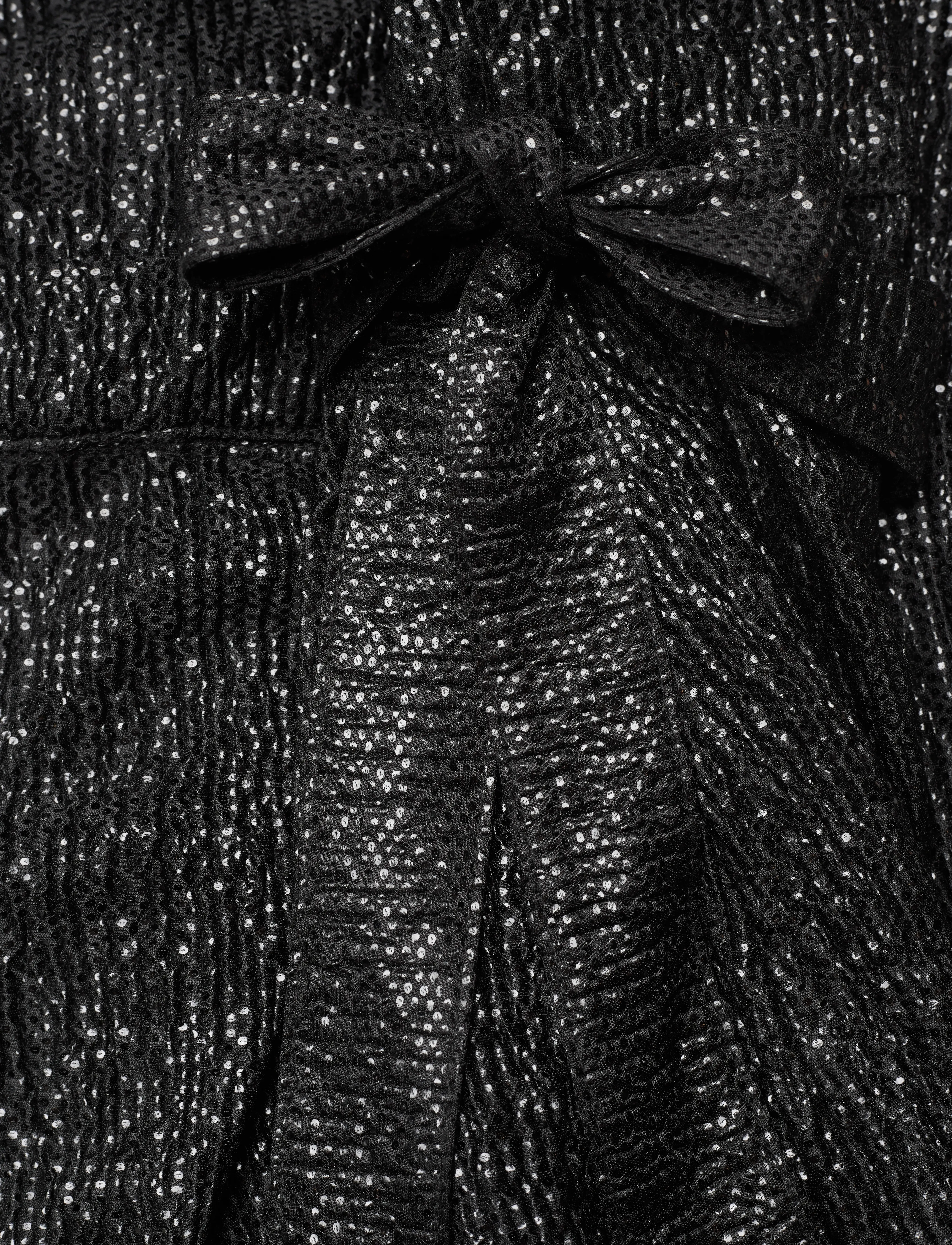 Ida Sjöstedt - 194 LUCY DRESS - slå-om-kjoler - black glimmer - 4