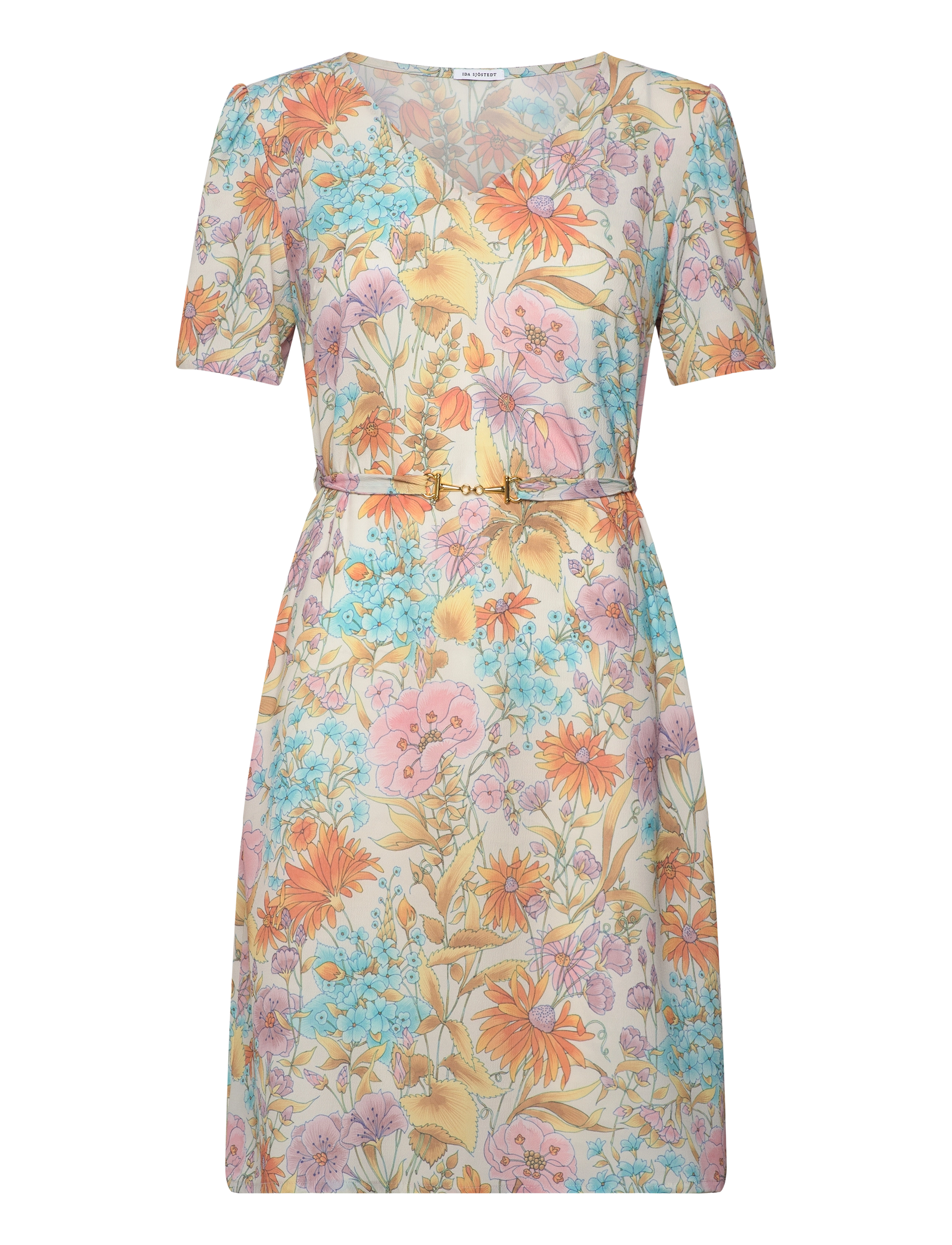 Ida Sjöstedt 248 MAYA DRESS - Ida Sjöstedt - VIVID FLORAL / pink/rose
