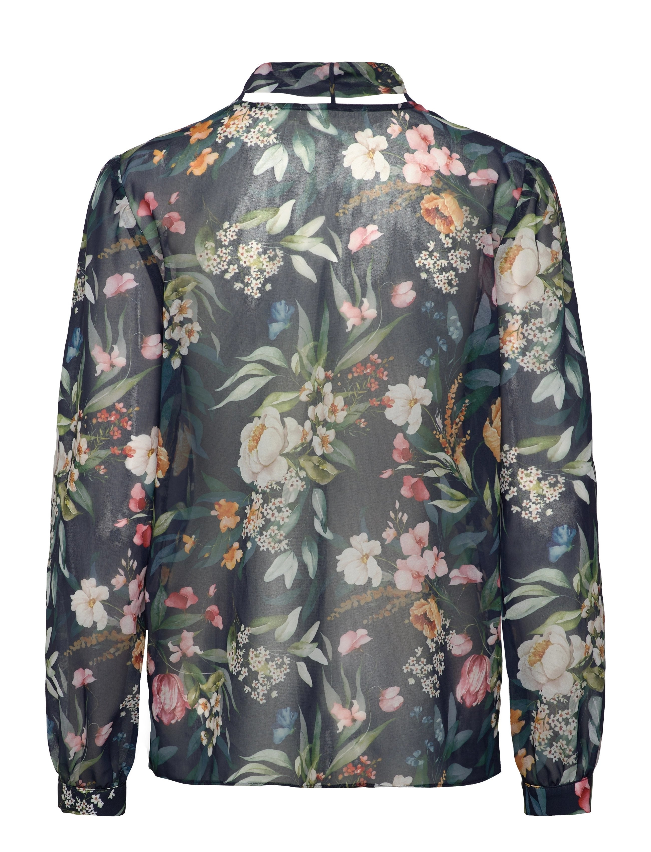 Ida Sjöstedt - 359 MEGHAN BLOUSE - pitkähihaiset puserot - dark flowers - 2