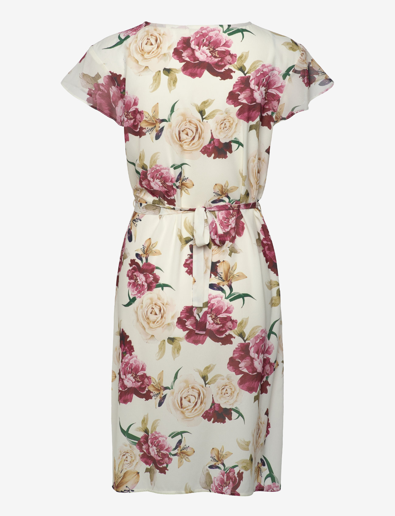 Ida Sjöstedt - 357 NADIA DRESS - konfirmationstøj - creme red floral - 2