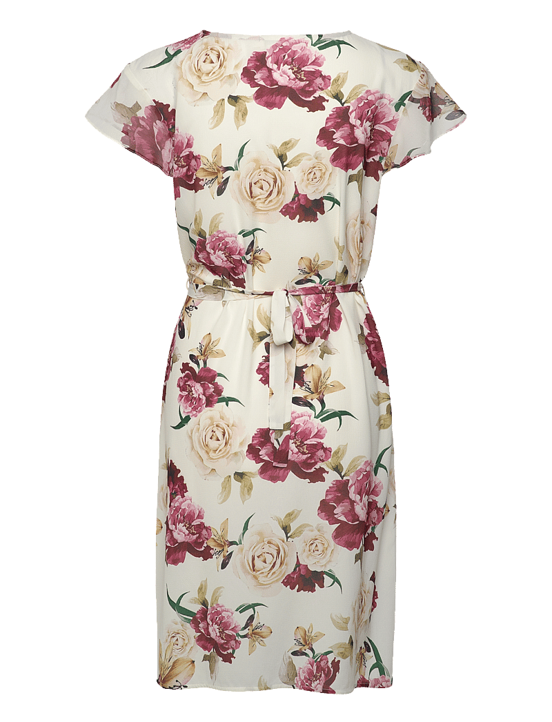 Ida Sjöstedt - 357 NADIA DRESS - sommarklänningar - creme red floral - 2