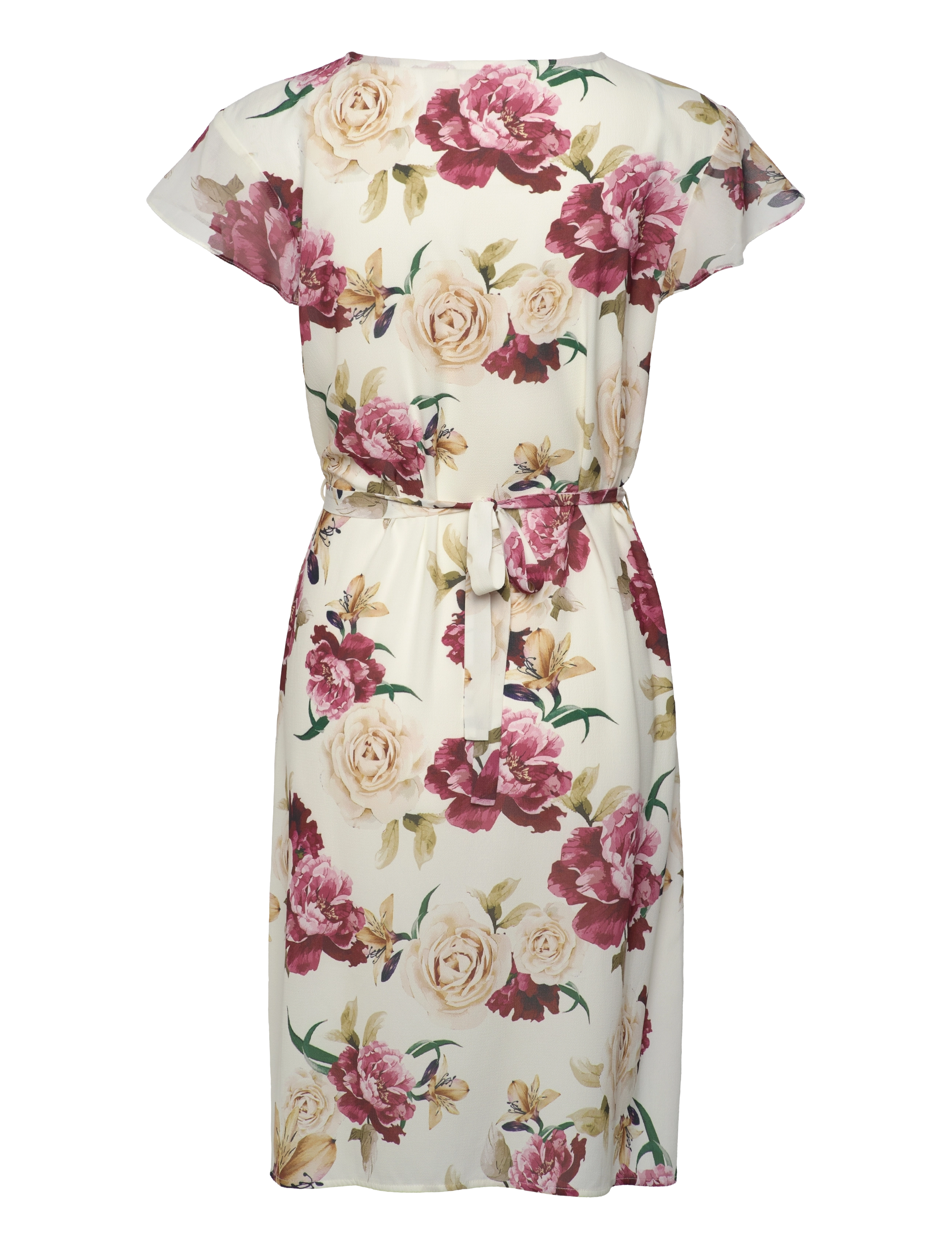 Ida Sjöstedt - 357 NADIA DRESS - konfirmation - creme red floral - 2