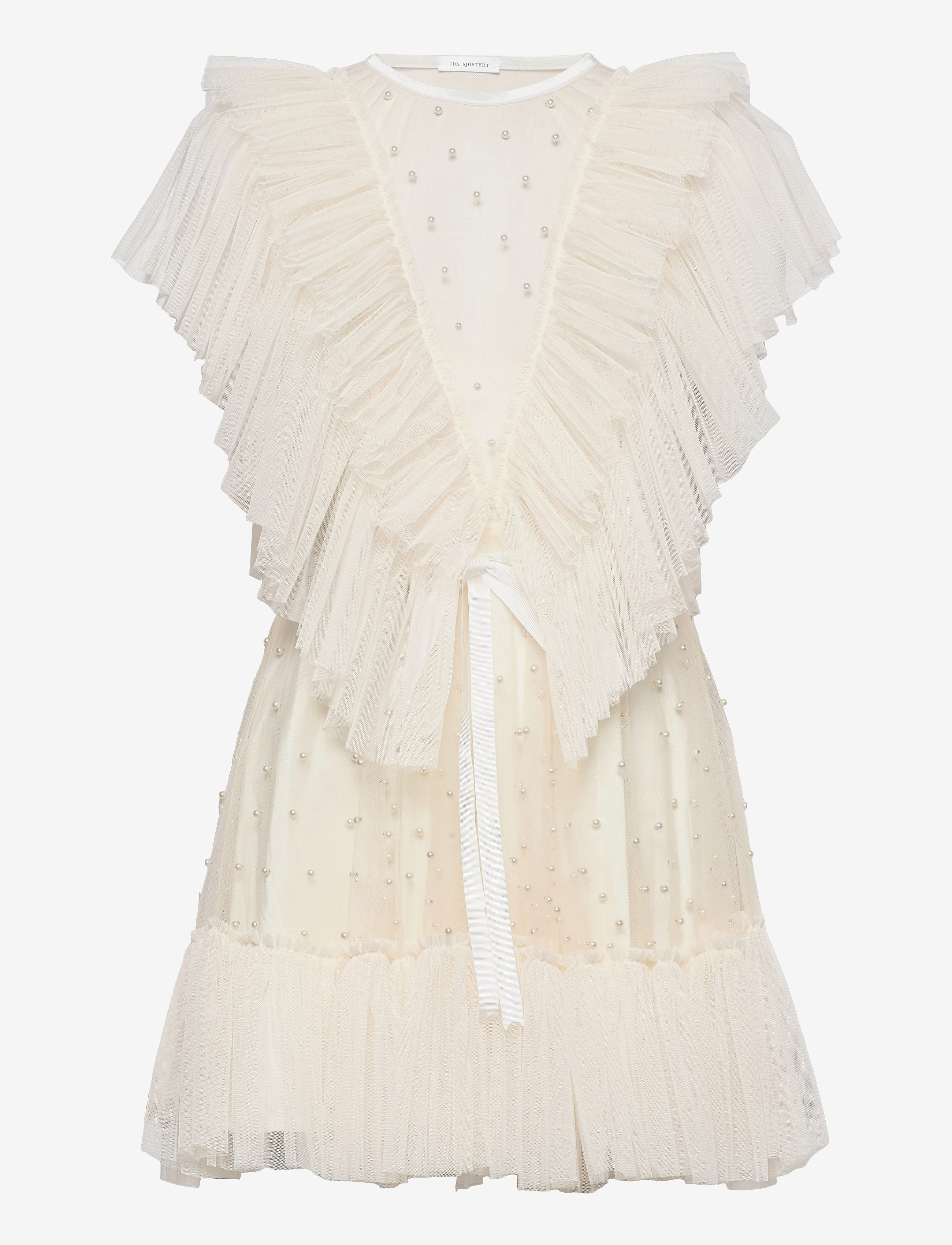 Ida Sjöstedt - NATHALIE BEAD DRESS - cream - 0