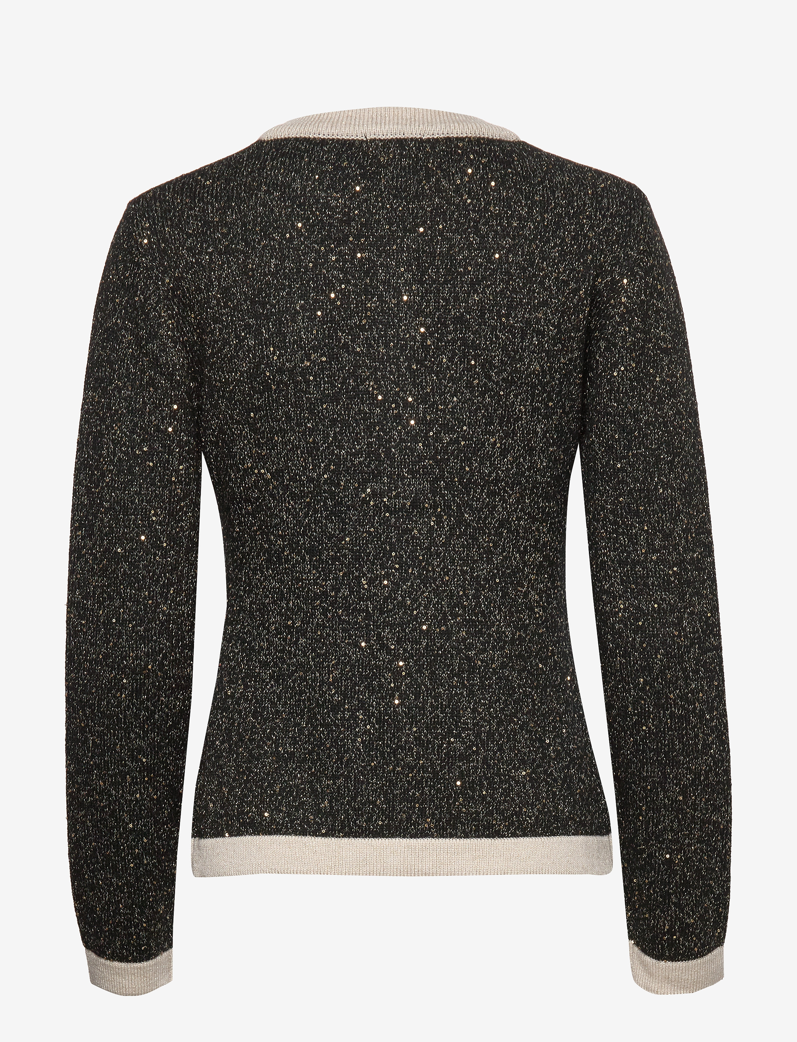 Ida Sjöstedt - Noble Cardigan - black/cream gold - 1