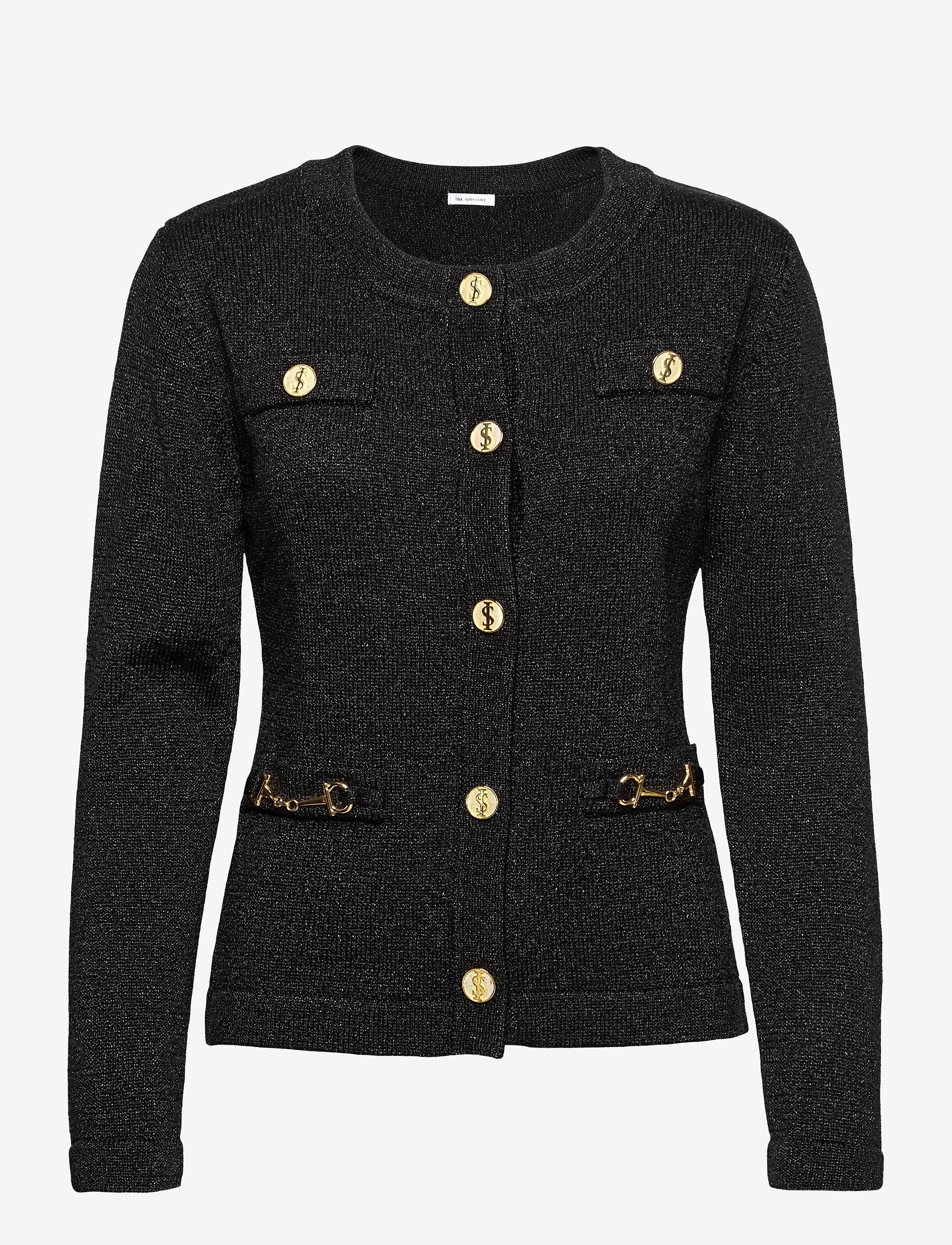 Ida Sjöstedt - Noble Cardigan Lurex - black - 1