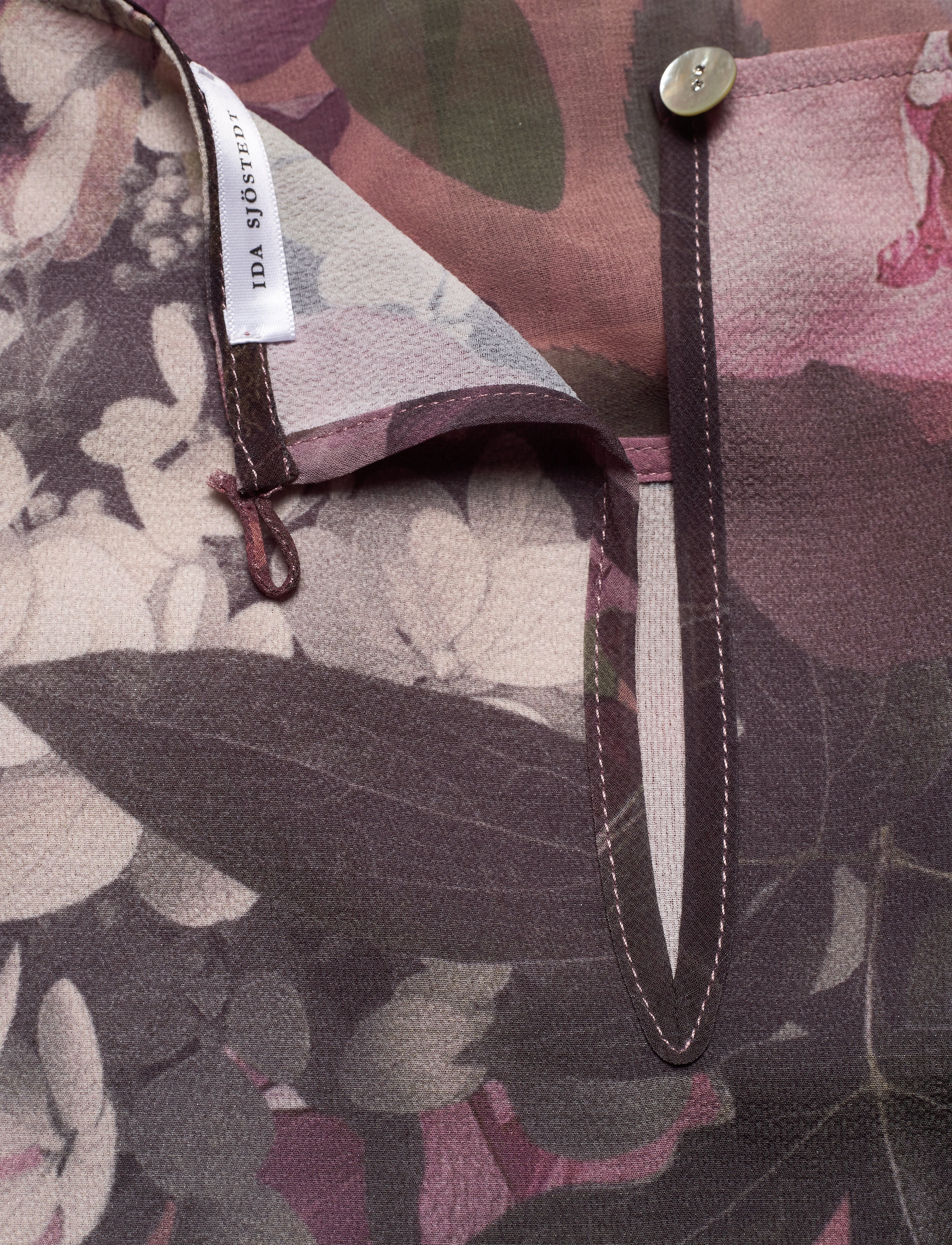 Ida Sjöstedt - Paloma Dress - midiklänningar - pink floral - 4
