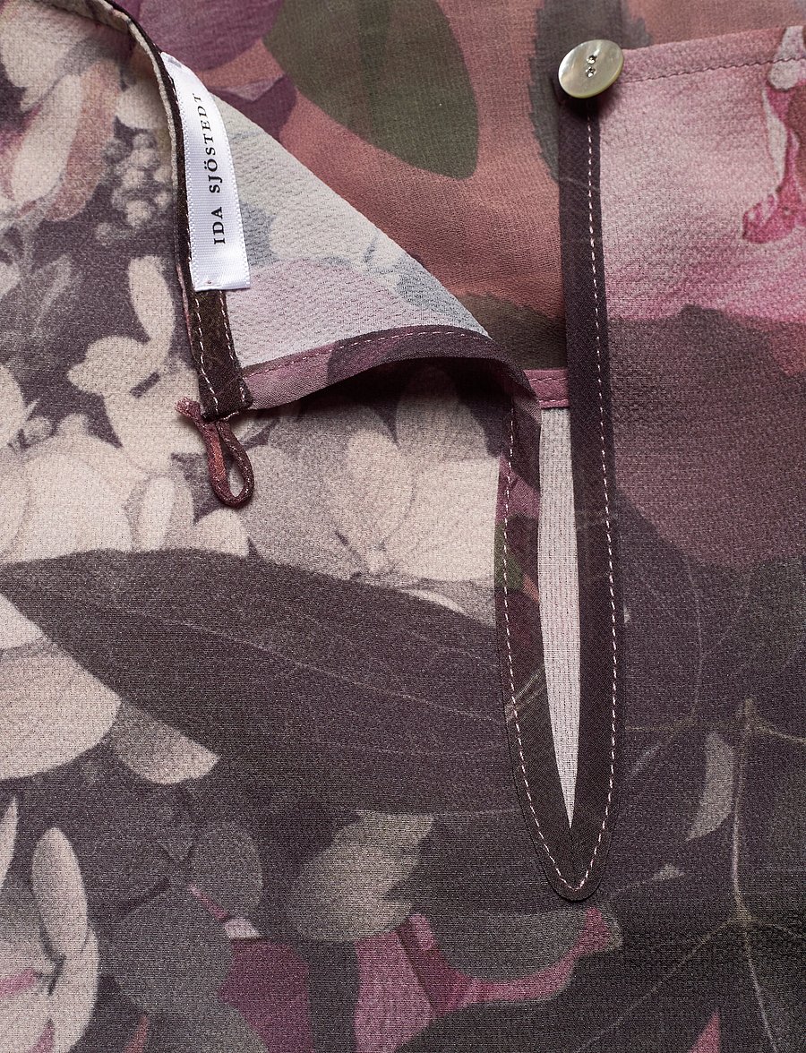 Ida Sjöstedt - Paloma Dress - midiklänningar - pink floral - 4