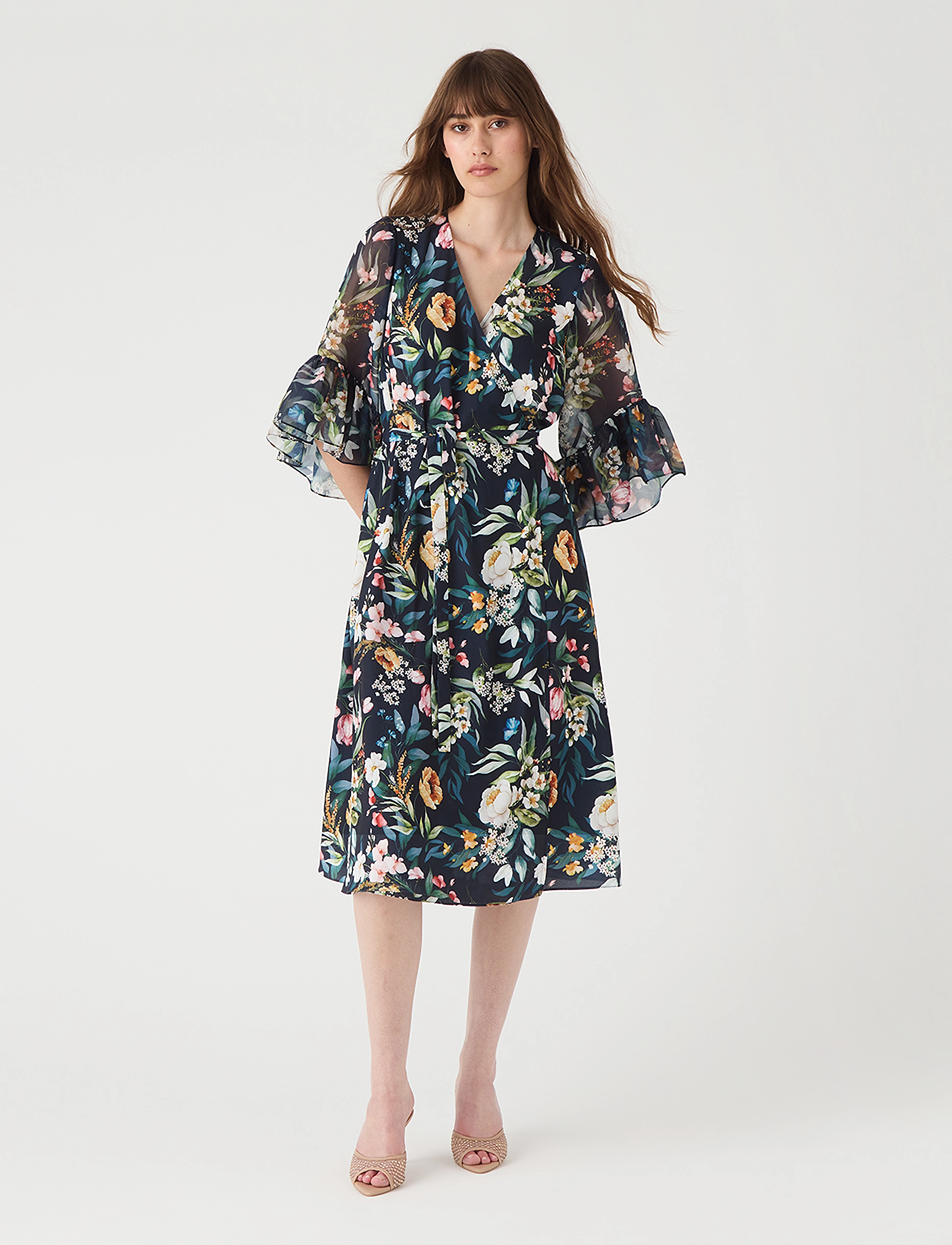 Ida Sjöstedt 356 Pearl Dress, 36, Navy, Kjoler > Knælange Og Midi, Dame