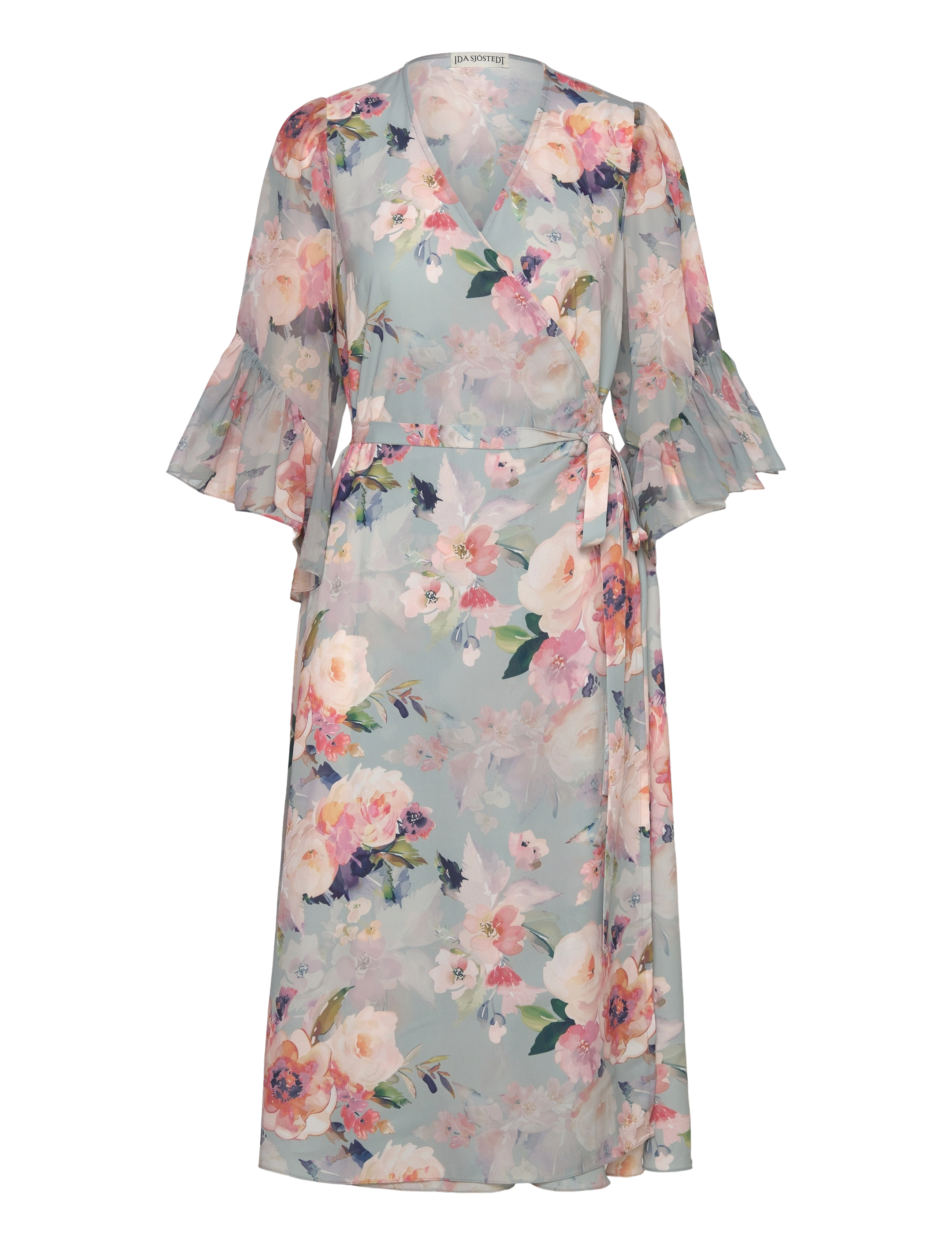 Ida Sjöstedt 356 PEARL DRESS - Ida Sjöstedt - PASTEL FLORAL / blue