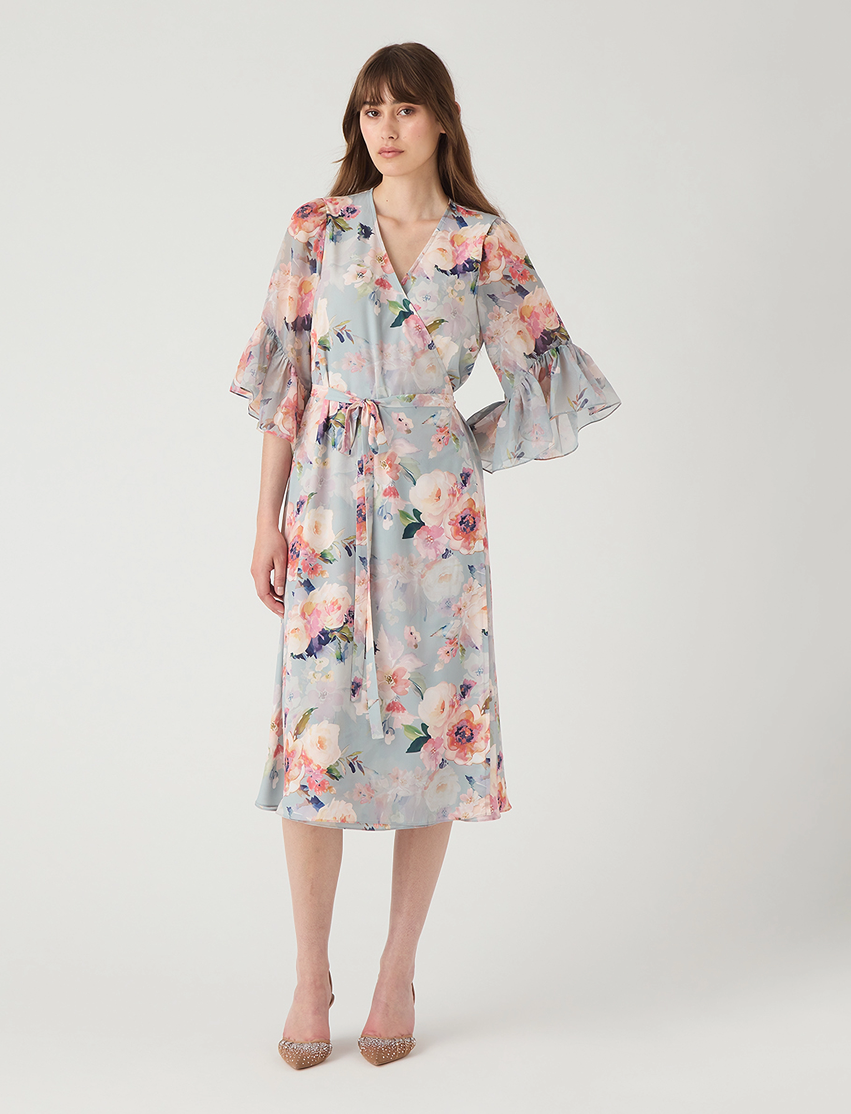 Ida Sjöstedt 356 Pearl Dress, 36, Blue, Kjoler > Knælange Og Midi, Dame