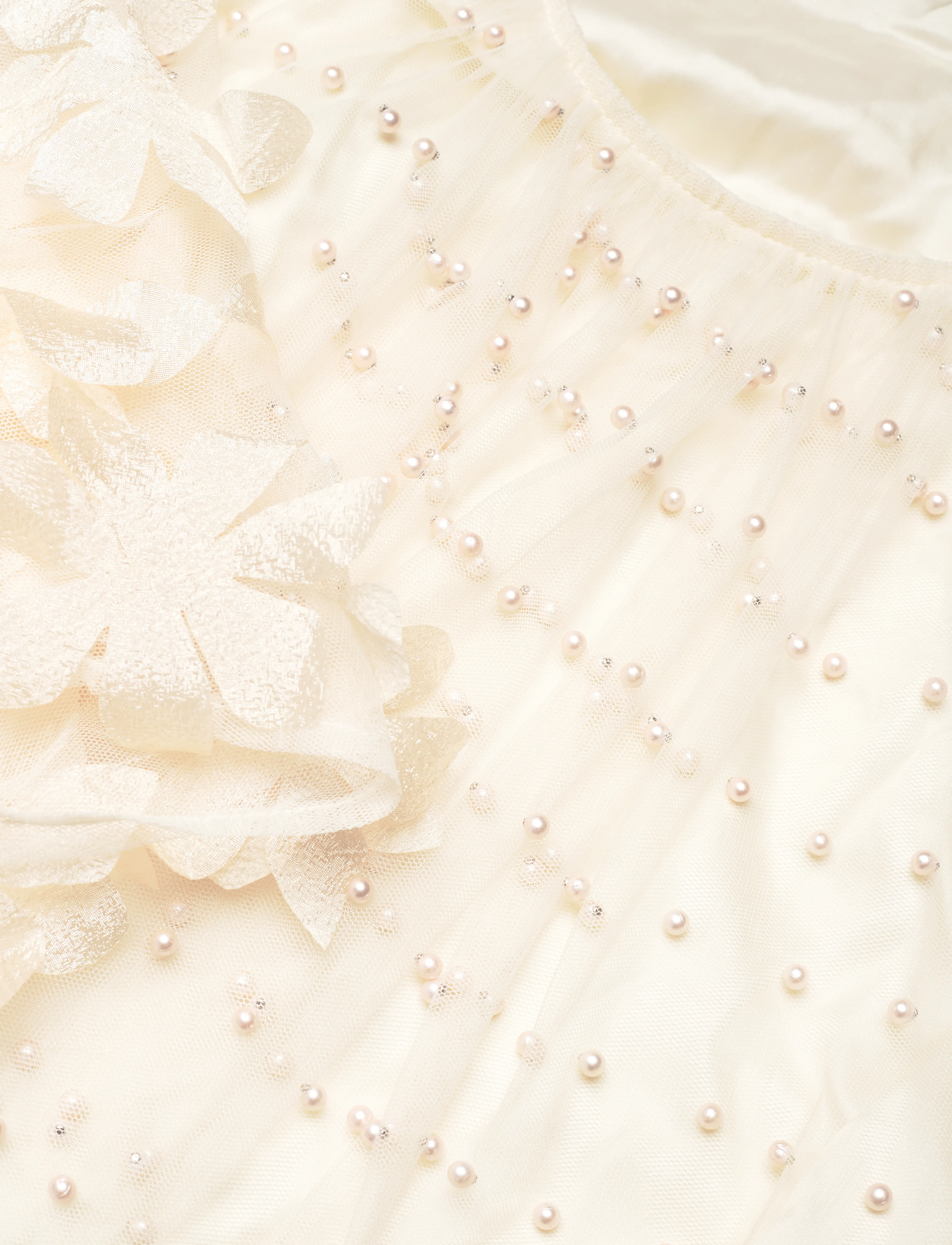 Ida Sjöstedt - 225 RIVER BEAD DRESS - cream white - 3