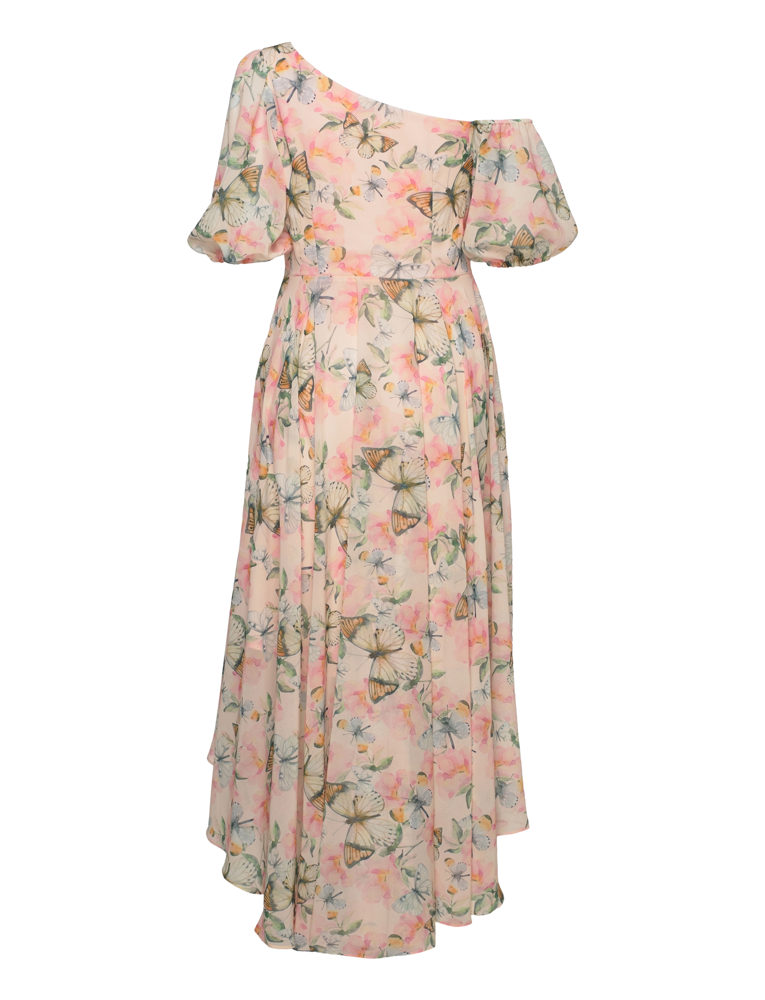 Ida Sjöstedt - Venus Dress - pink floral butterfly - 1