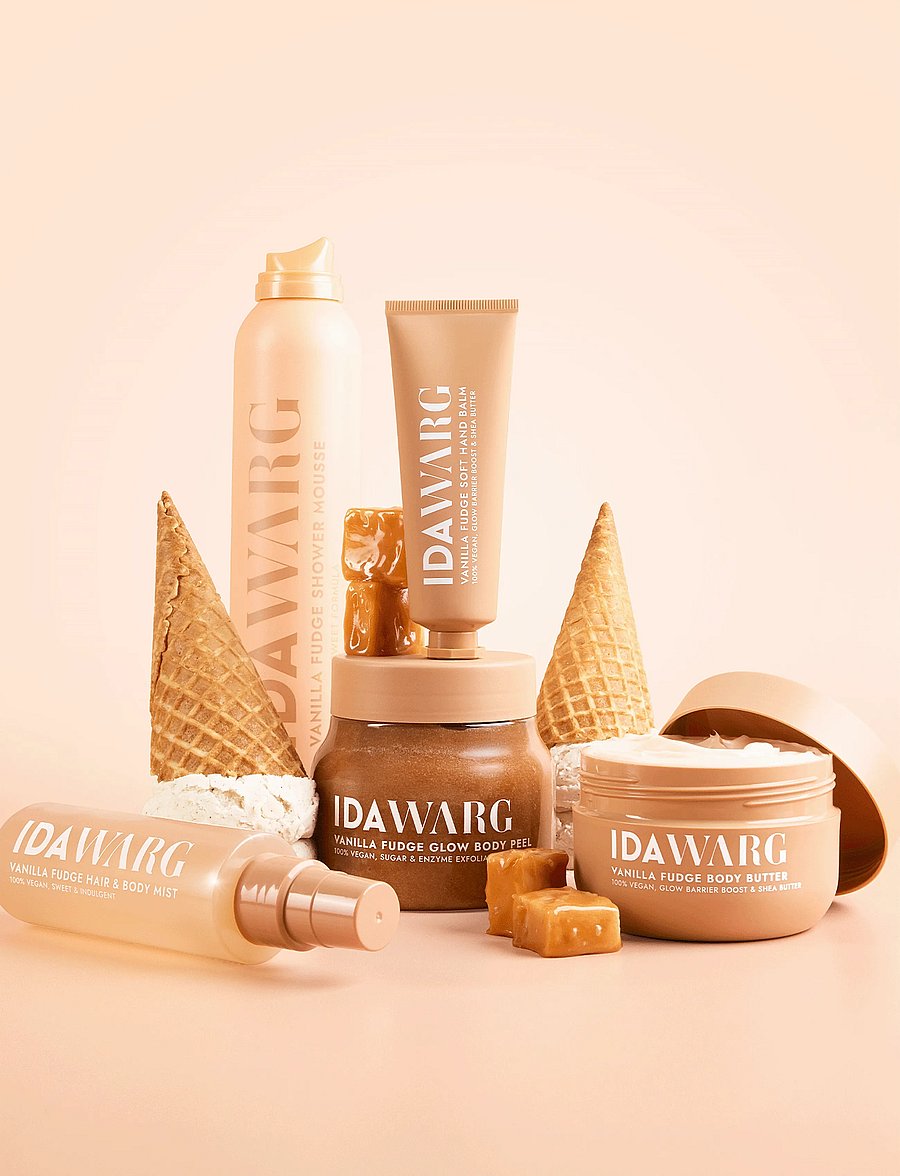 Ida Warg Beauty - Vanilla Fudge Shower Mousse - Sweet Formula 200ml - shower gel & bruseolier - vanilla fudge - 0