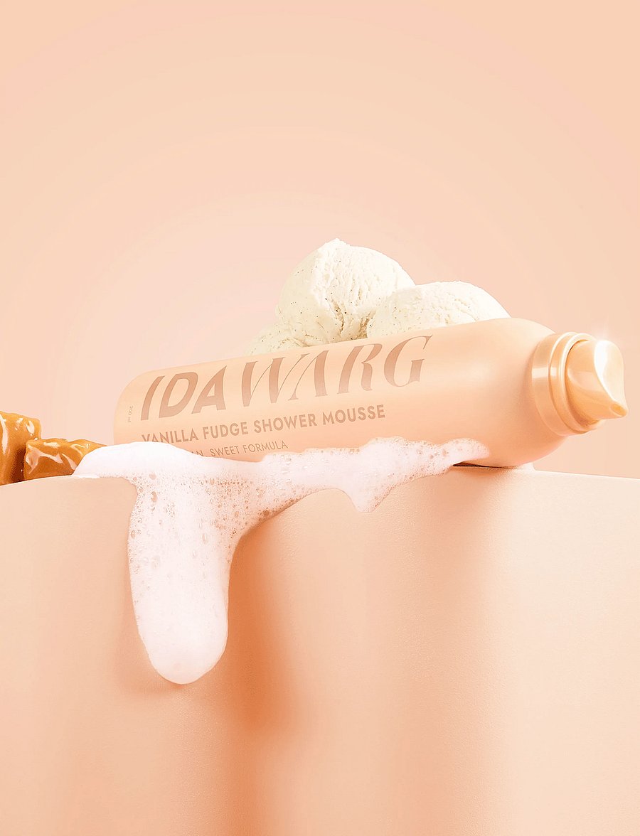 Ida Warg Beauty - Vanilla Fudge Shower Mousse - Sweet Formula 200ml - shower gel & bruseolier - vanilla fudge - 2