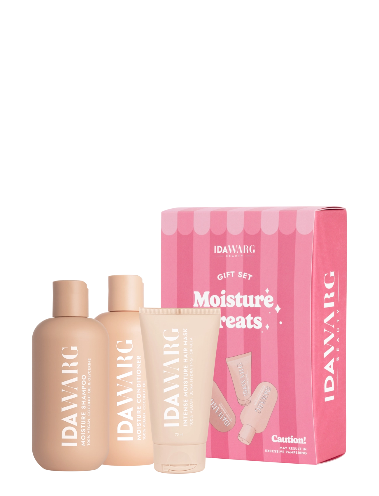 Ida Warg Beauty - Moisture Treats Haircare Set 2026 - gåvoset - clear - 2