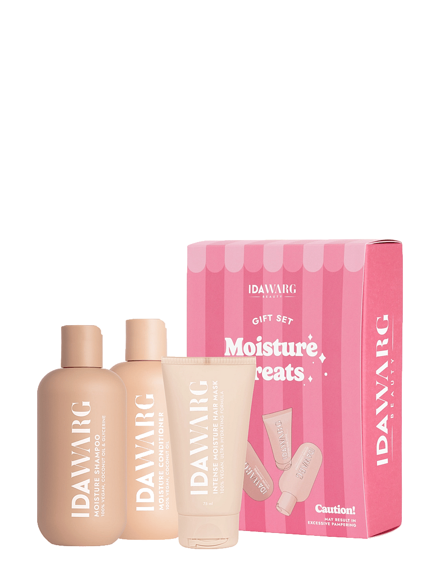 Ida Warg Beauty - Moisture Treats Haircare Set 2026 - gåvoset - clear - 2
