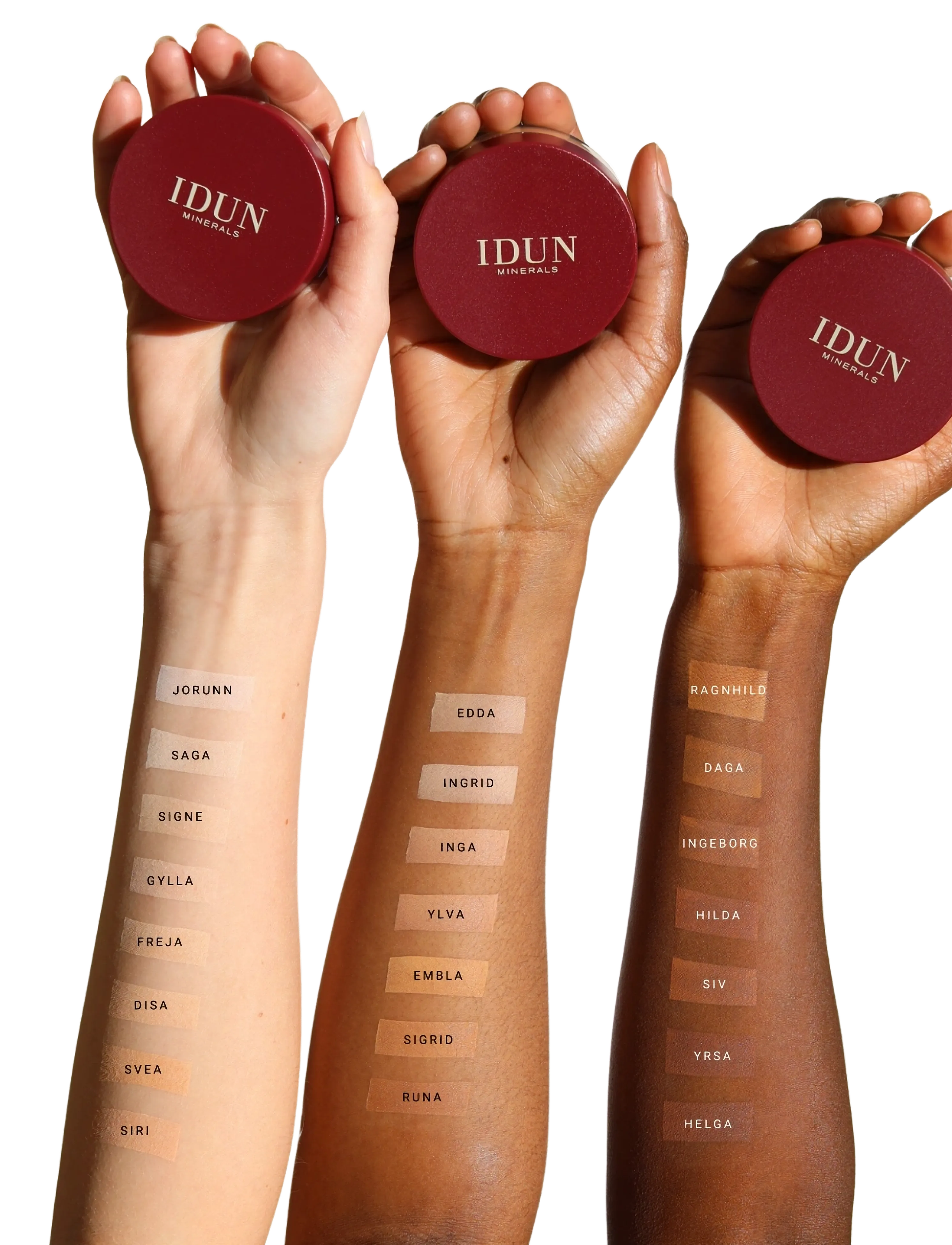 IDUN Minerals - Mineral Powder Foundation Signe - bliv klar til date night - signe - 4