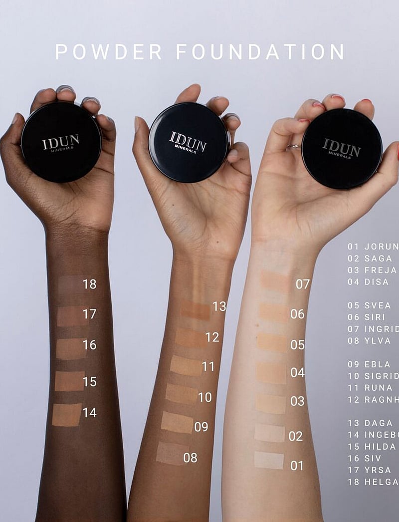 IDUN Minerals - Mineral Powder Foundation Freja - makeup - light/medium/warm - 5