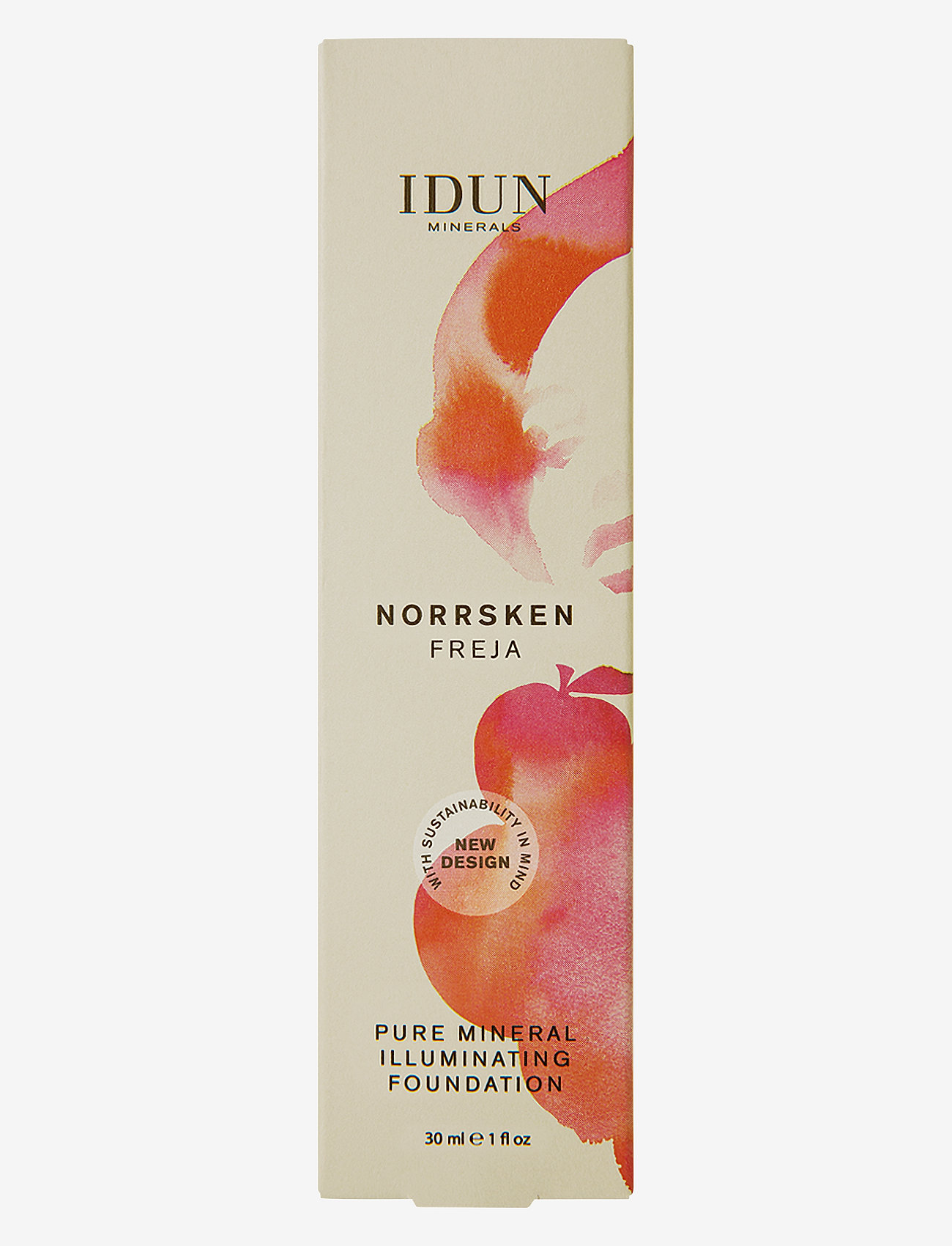 IDUN Minerals - Liquid Mineral Foundation Norrsken Freja - smink - warm light - 2