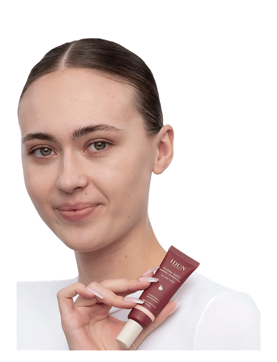IDUN Minerals - Hydra Soft Mineral Foundation Saga - smink - saga fair neutral - 3