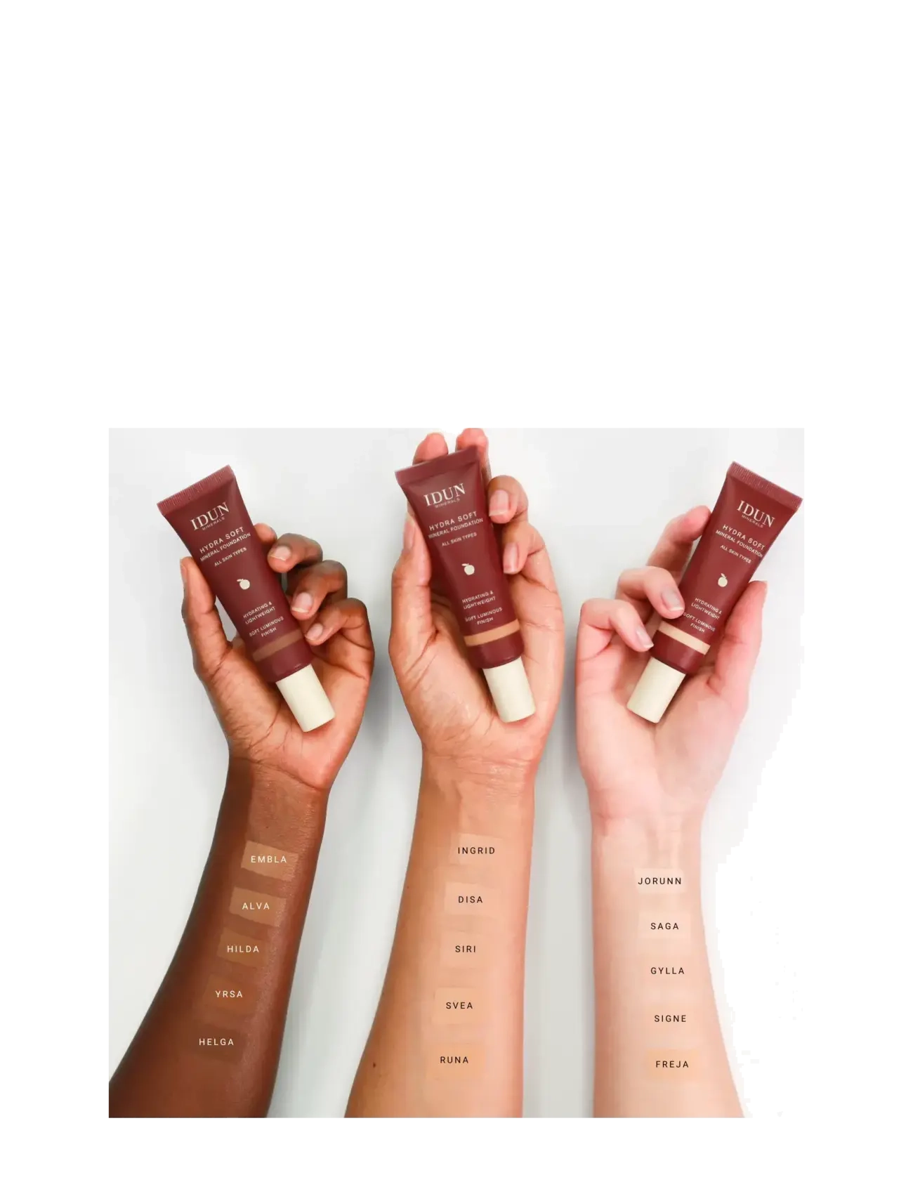 IDUN Minerals - Hydra Soft Mineral Foundation Saga - makeup - saga fair neutral - 5