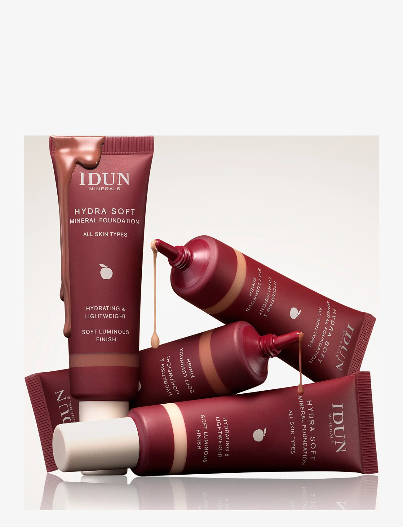 IDUN Minerals - Hydra Soft Mineral Foundation Freja - smink - freja light warm - 3