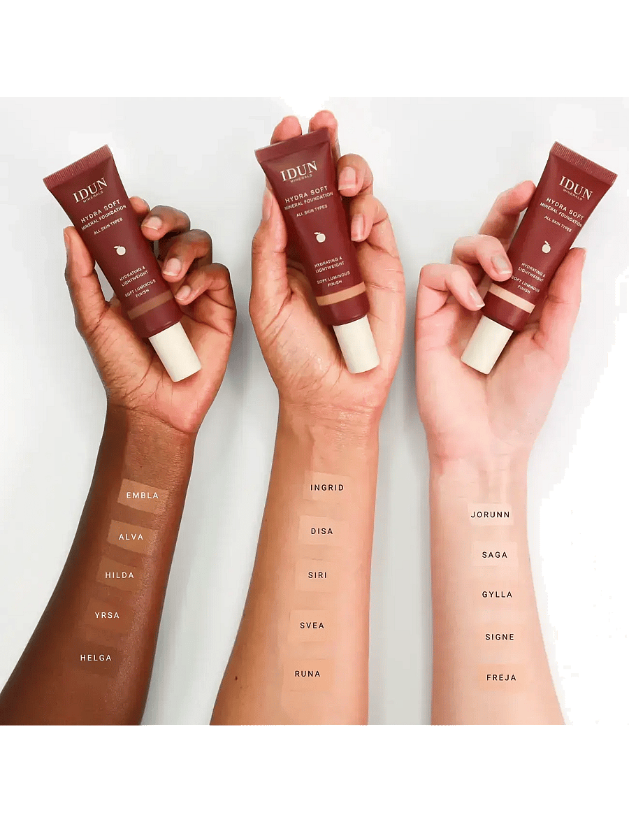 IDUN Minerals - Hydra Soft Mineral Foundation Signe - makeup - signe light neutral - 5