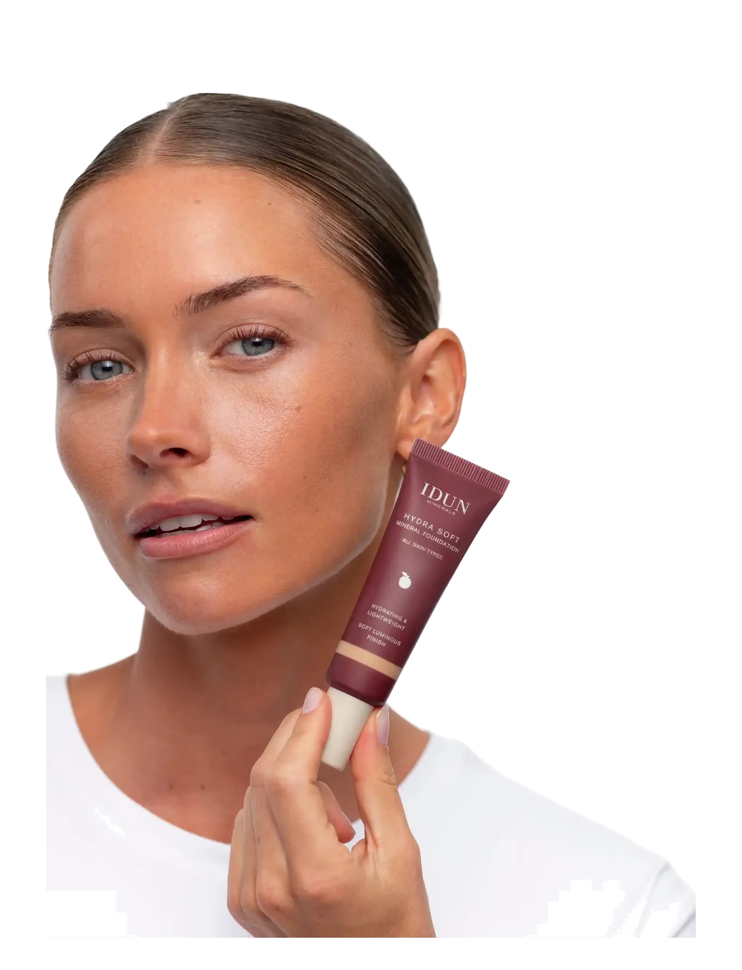 IDUN Minerals - Hydra Soft Mineral Foundation Svea - sminke - svea medium warm - 3