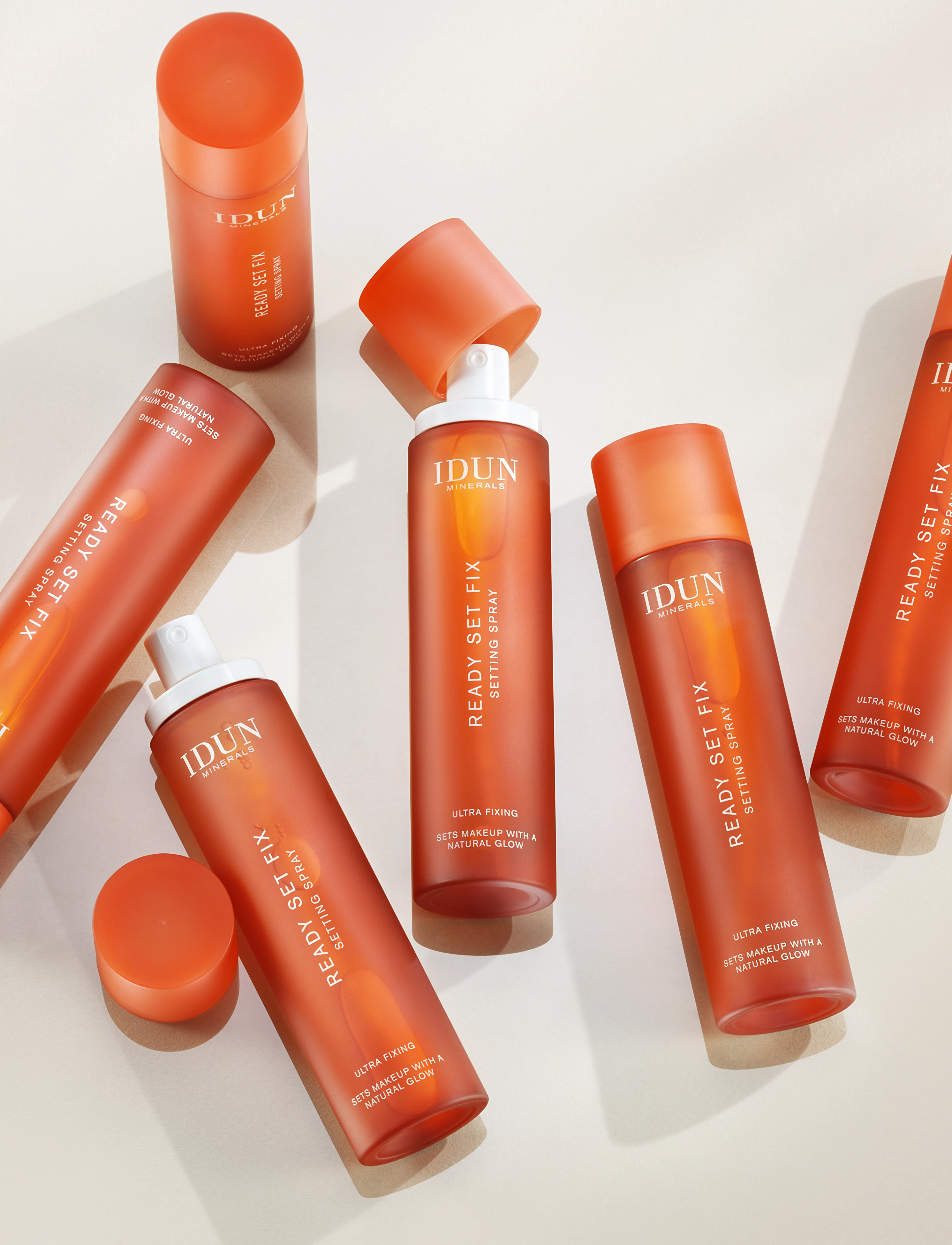 IDUN Minerals Ready Set Fix Setting Spray, 100 ml, Nude, Ansigt > Setting Spray, Dame