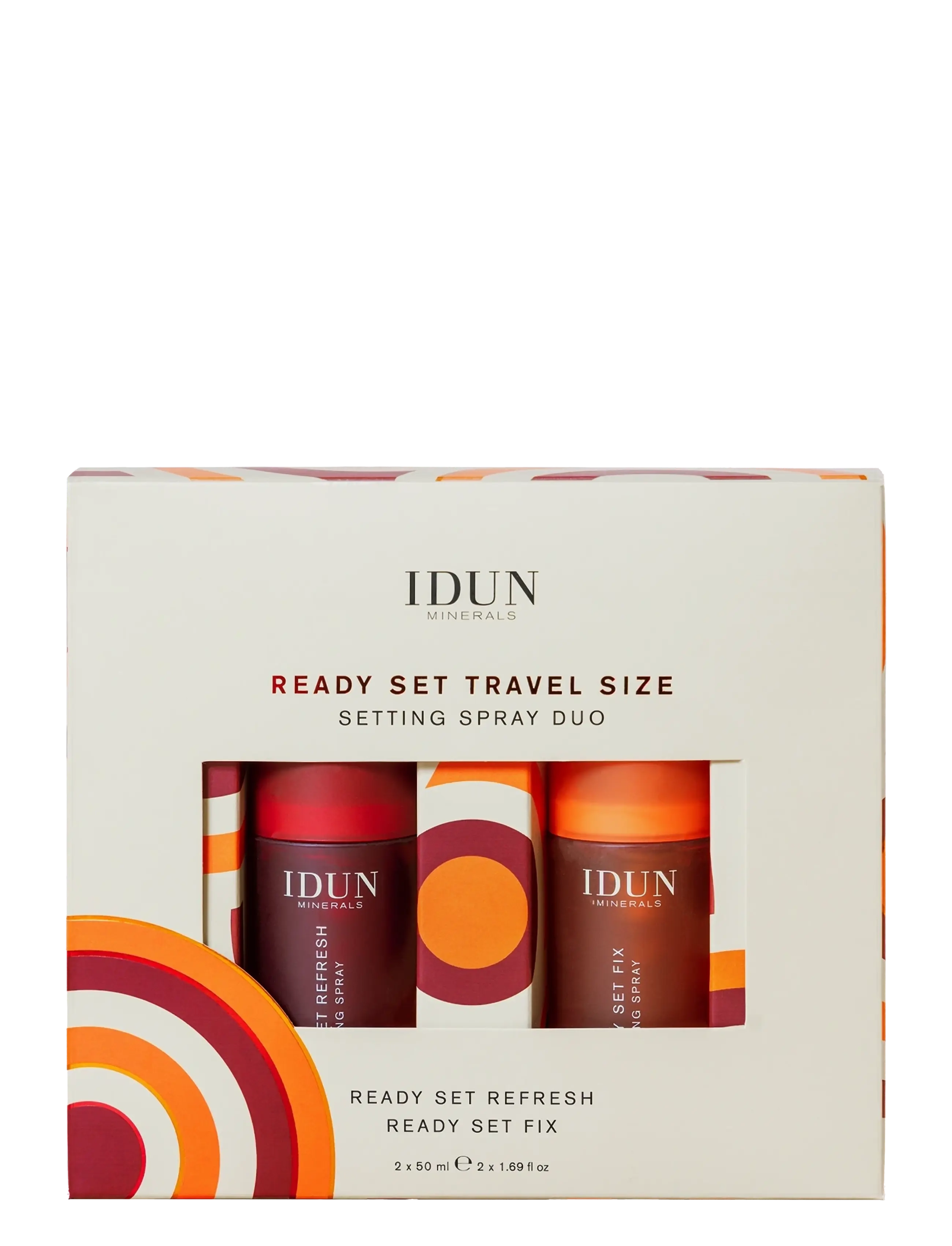 IDUN Minerals Setting Spray Travel Size Duo - Makeupsæt - SETTING SPRAY TRAVEL SIZE DUO / clear