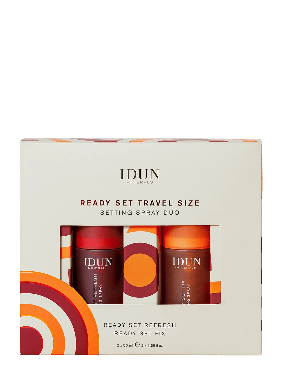 IDUN Minerals - Setting Spray Travel Size Duo - gavesæt - setting spray travel size duo - 0