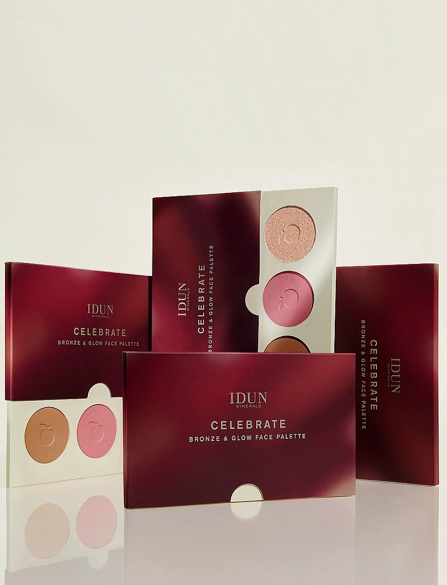 IDUN Minerals - Celebrate Bronze & Glow Face Palette - smink - celebrate bronze & glow - 0