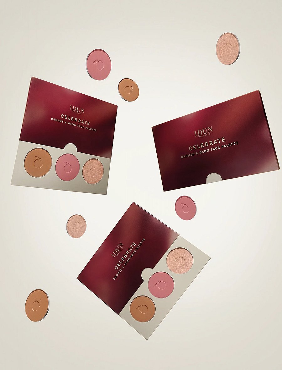 IDUN Minerals - Celebrate Bronze & Glow Face Palette - smink - celebrate bronze & glow - 4