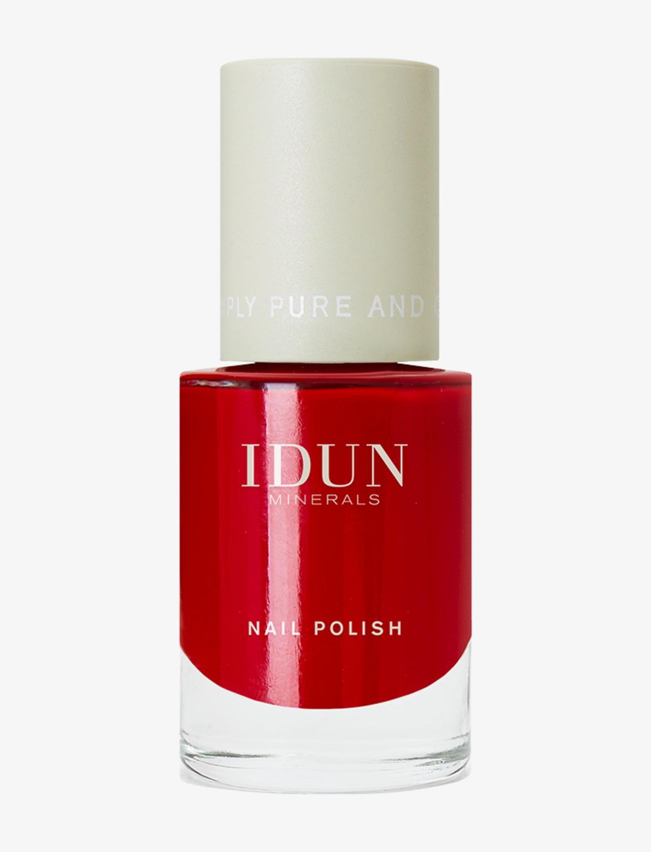 IDUN Minerals Nail Polish Rubin, 11ml, Red, Negle > Neglelak, Dame