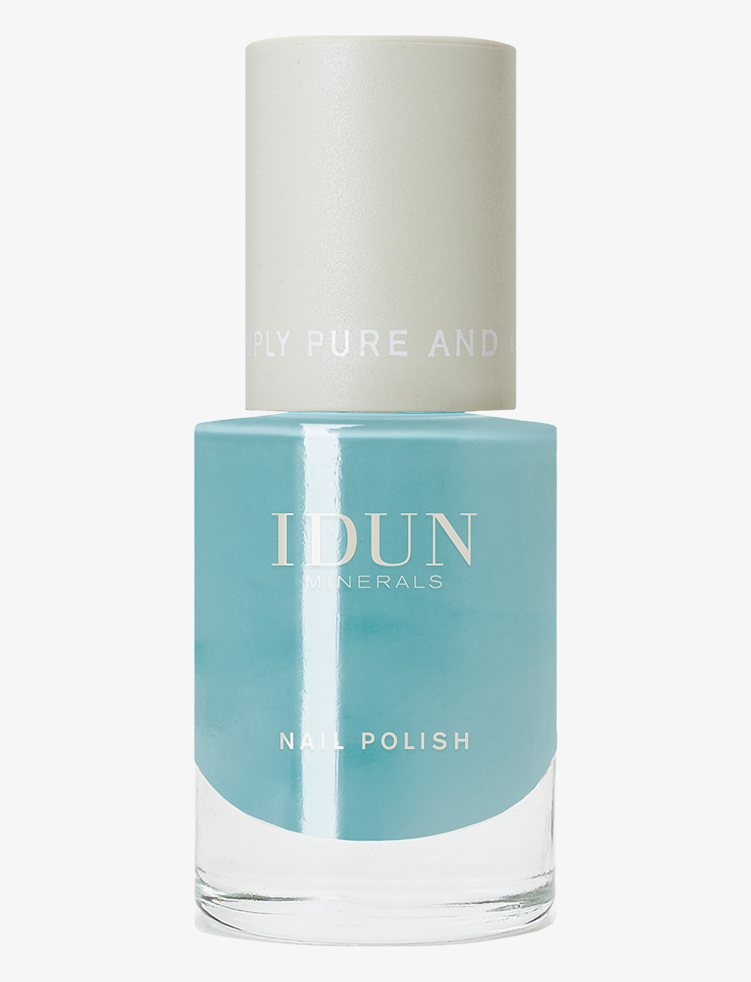 IDUN Minerals Nail Polish Azurit, 11ml, Blue, Negle > Neglelak, Dame