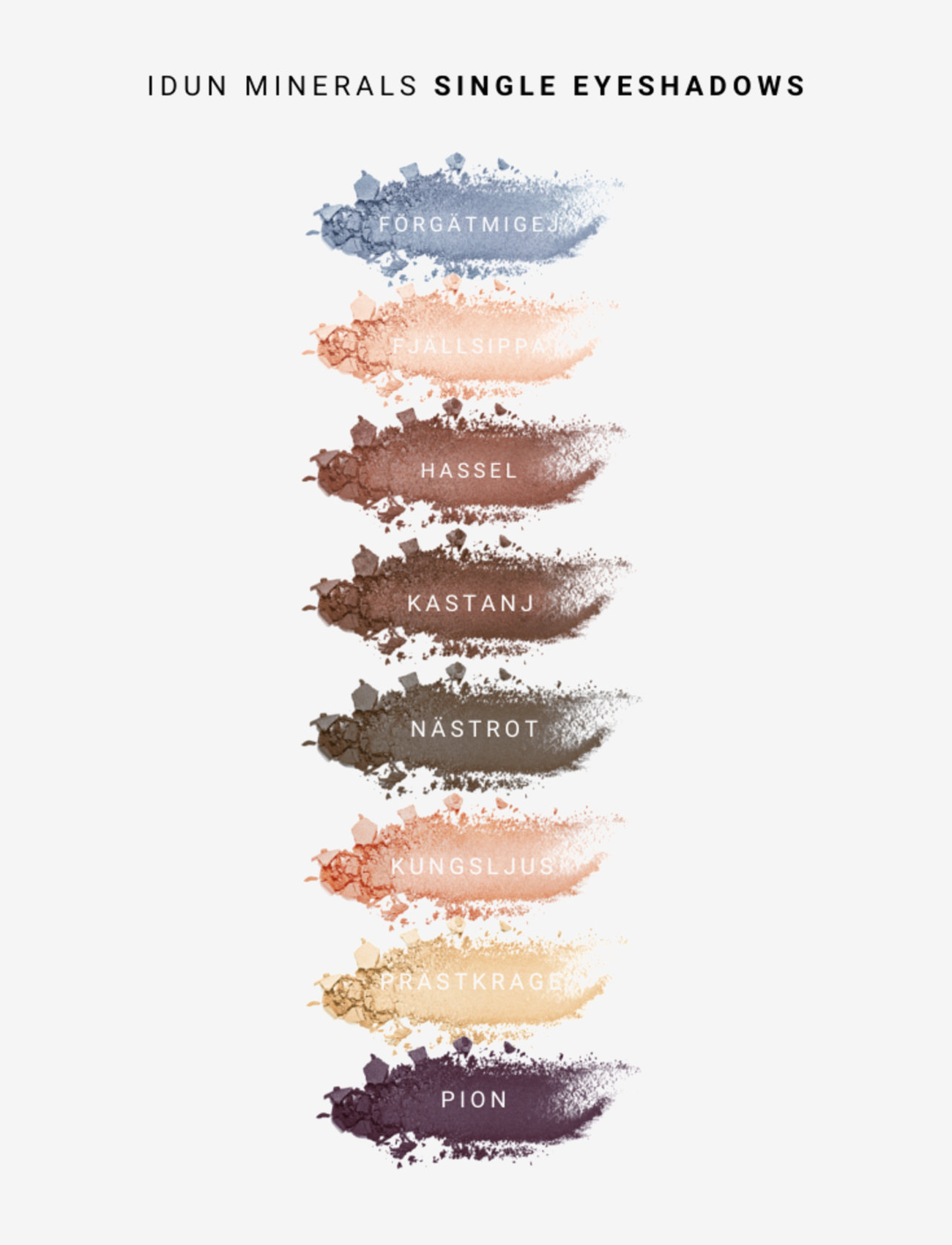 IDUN Minerals - Mineral Single Eyeshadow Prästkrage - redo för date night - cream - 2