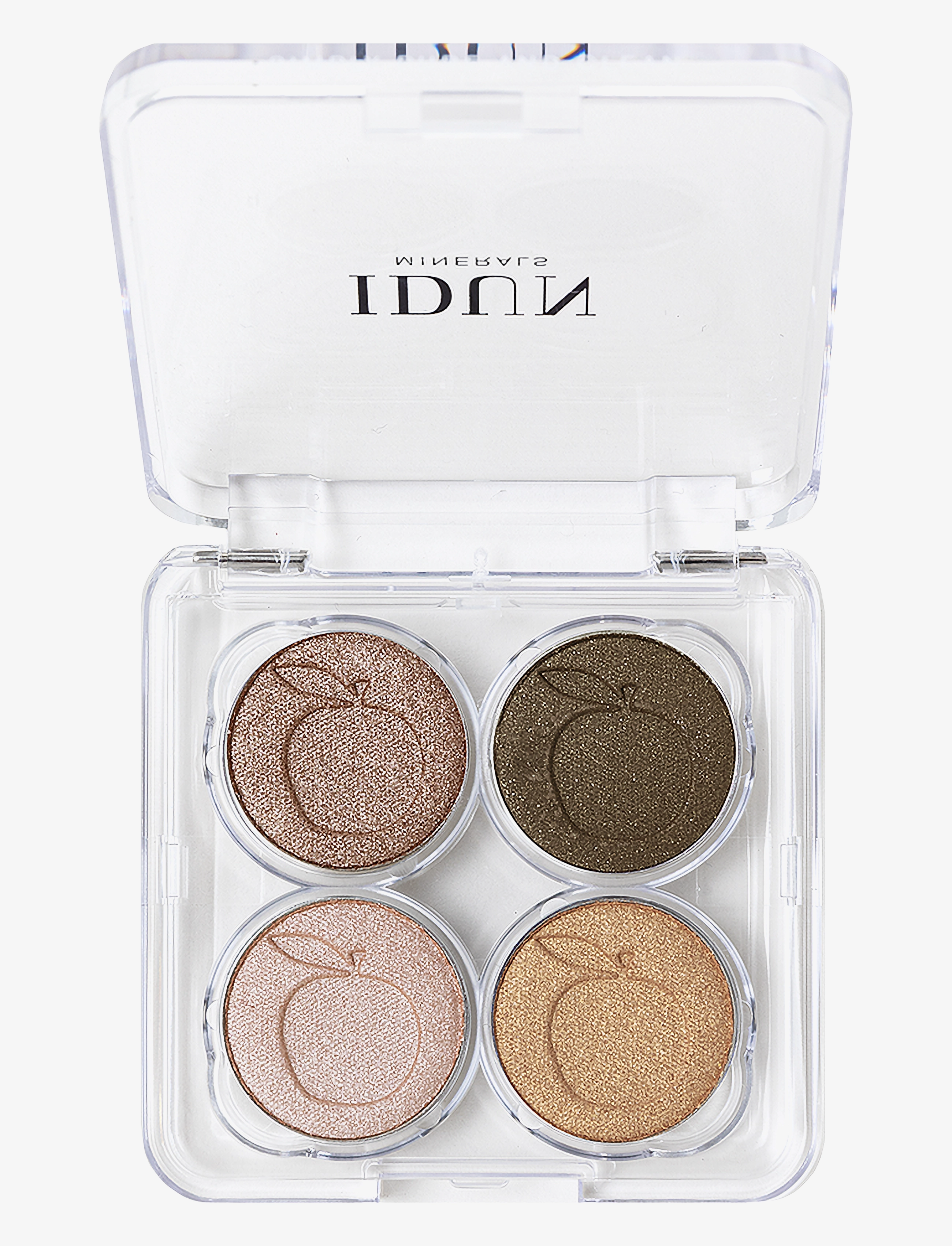 IDUN Minerals Mineral Eyeshadow Palette Brunkulla, Øjenpalette, Multi/mønstret, Str: 4G