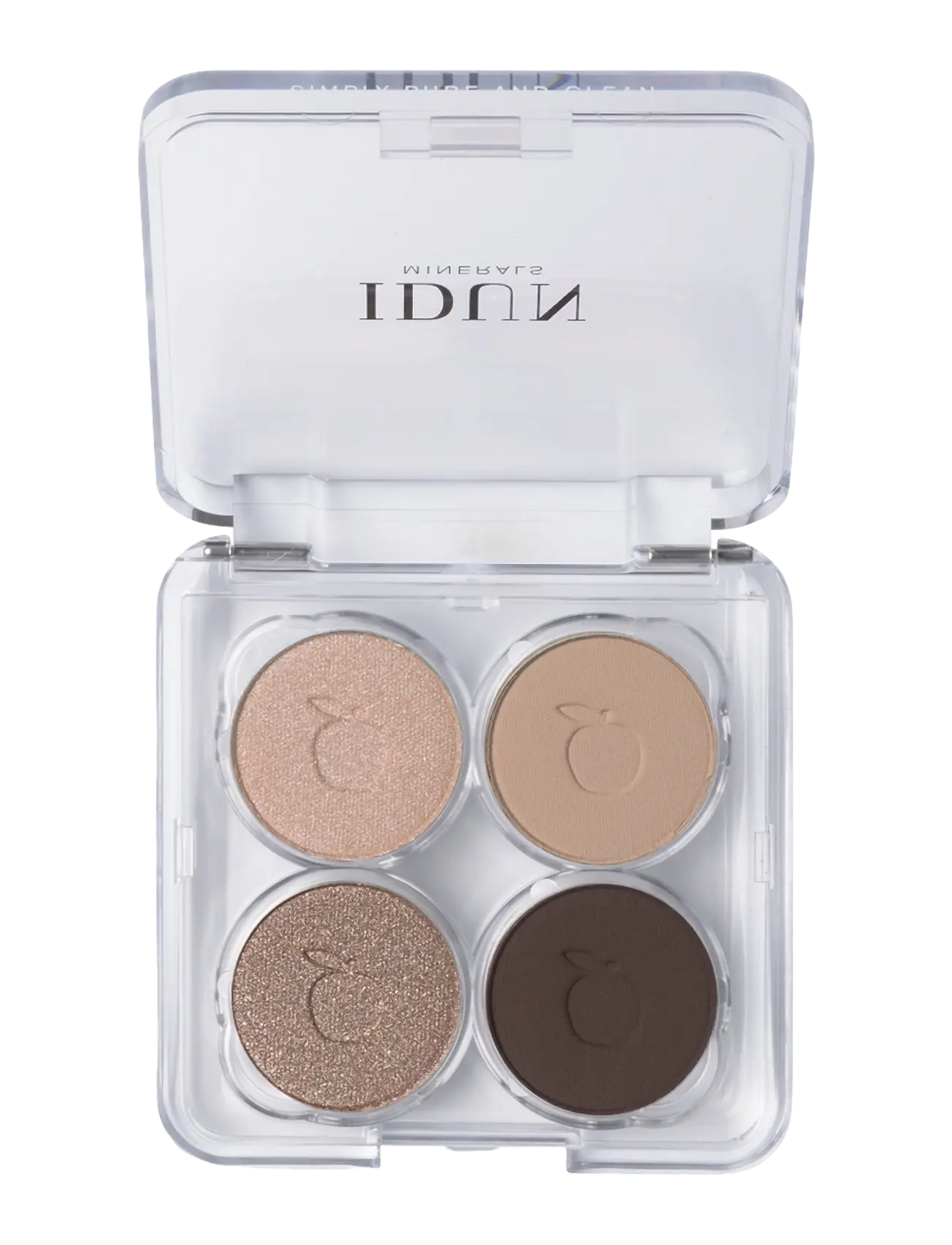 IDUN Minerals Mineral Eyeshadow Palette, Øjenpalette, Pink, Str: 4 GRAM