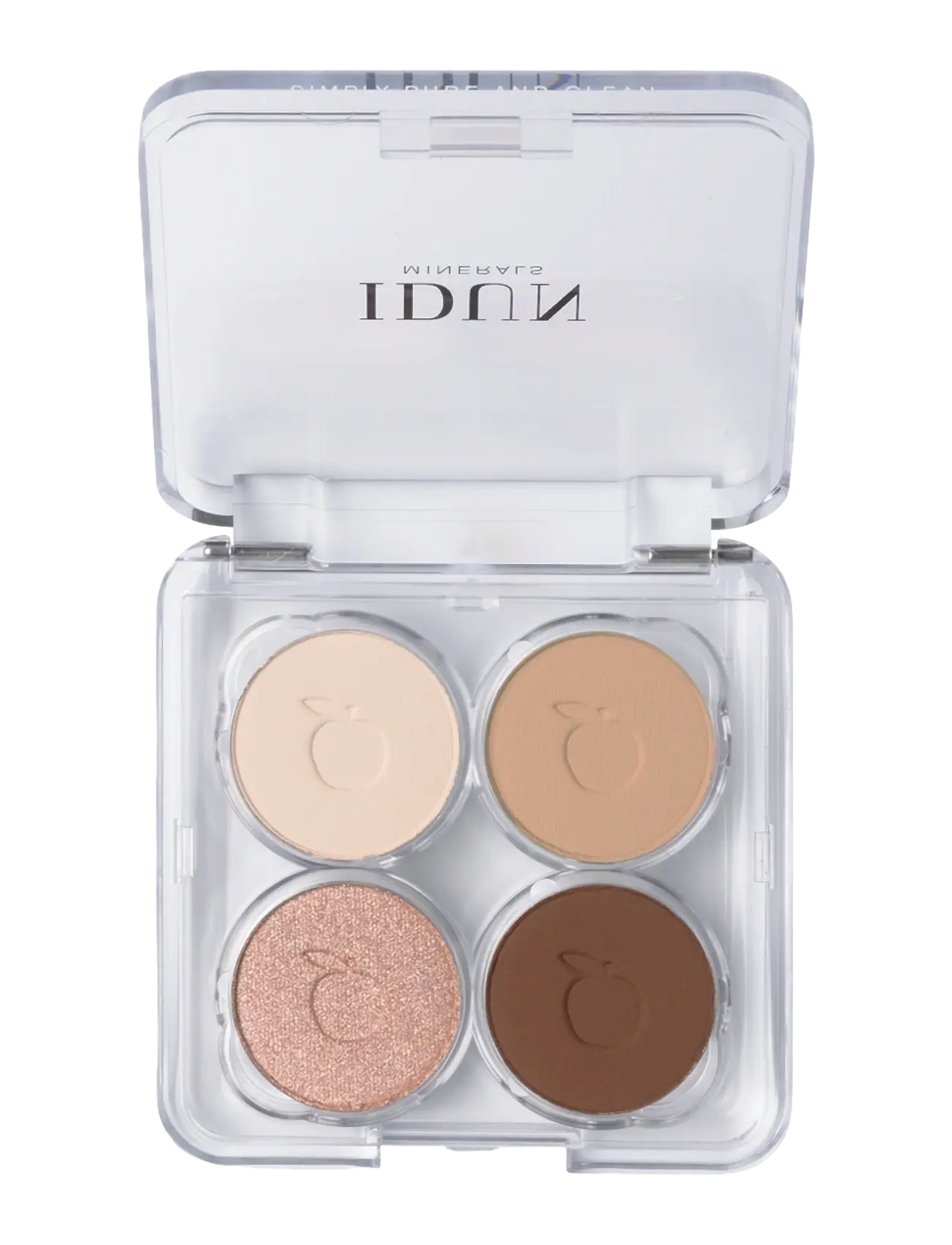 IDUN Minerals Mineral Eyeshadow Palette, Øjenpalette, Brun, Str: 4 GRAM