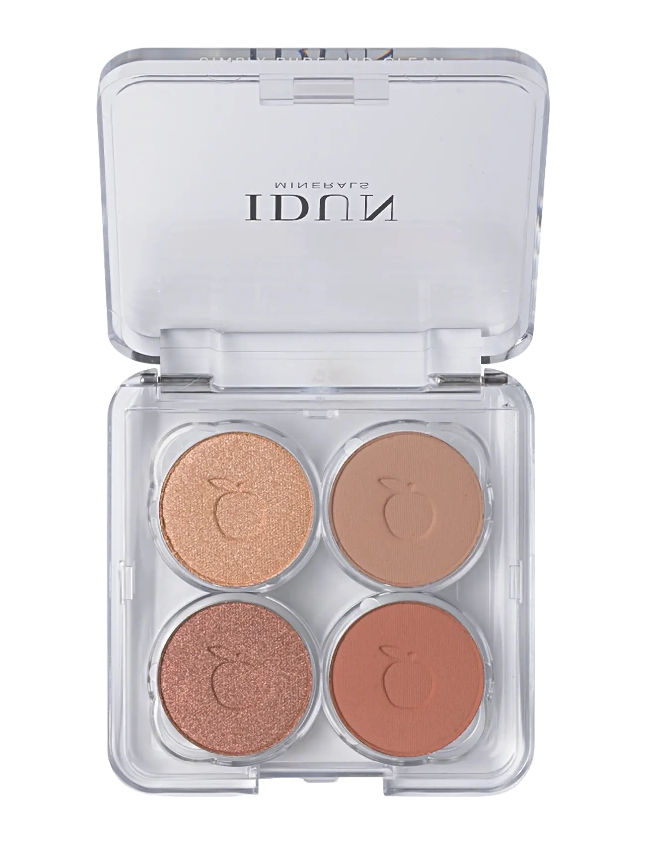IDUN Minerals Mineral Eyeshadow Palette  - Holiday Glam - NYPONROS / red
