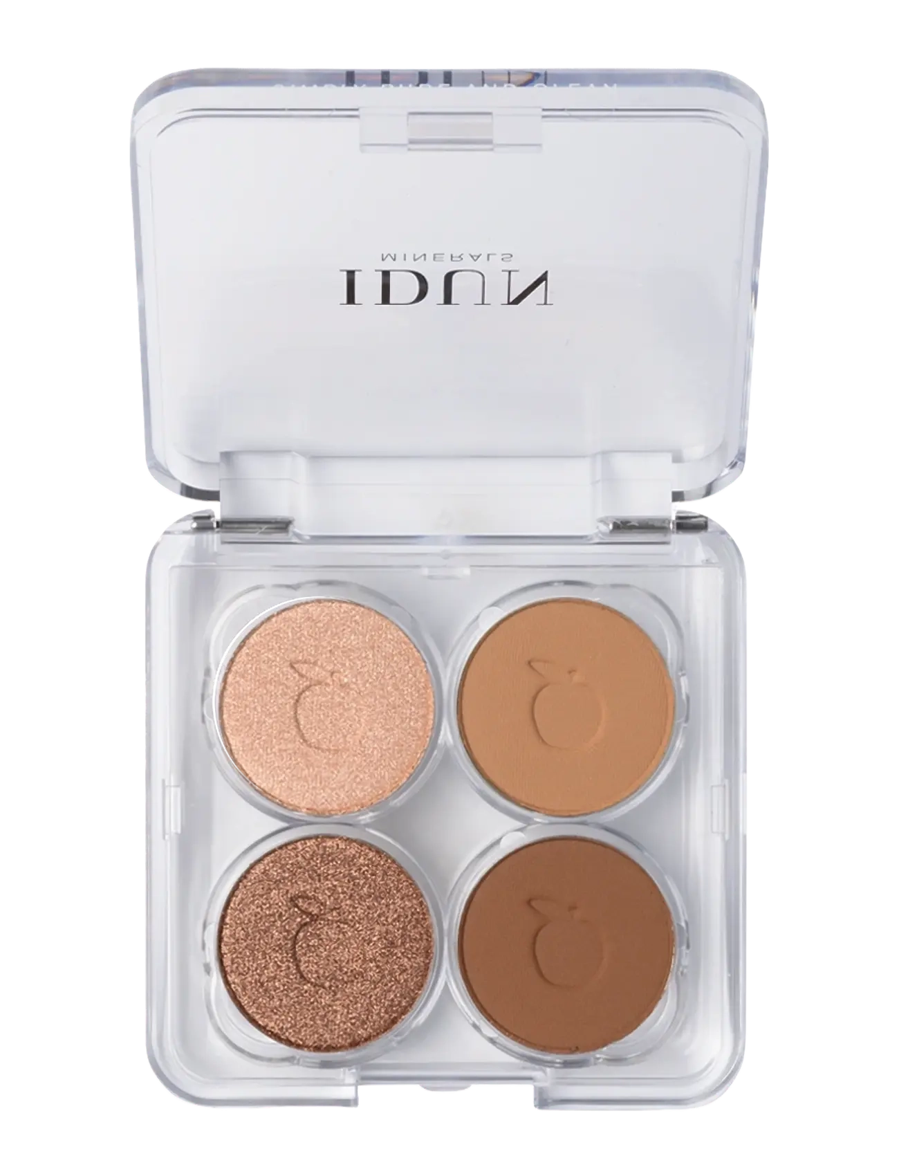 IDUN Minerals Mineral Eyeshadow Palette, Øjenpalette, Brun, Str: 4 GRAM