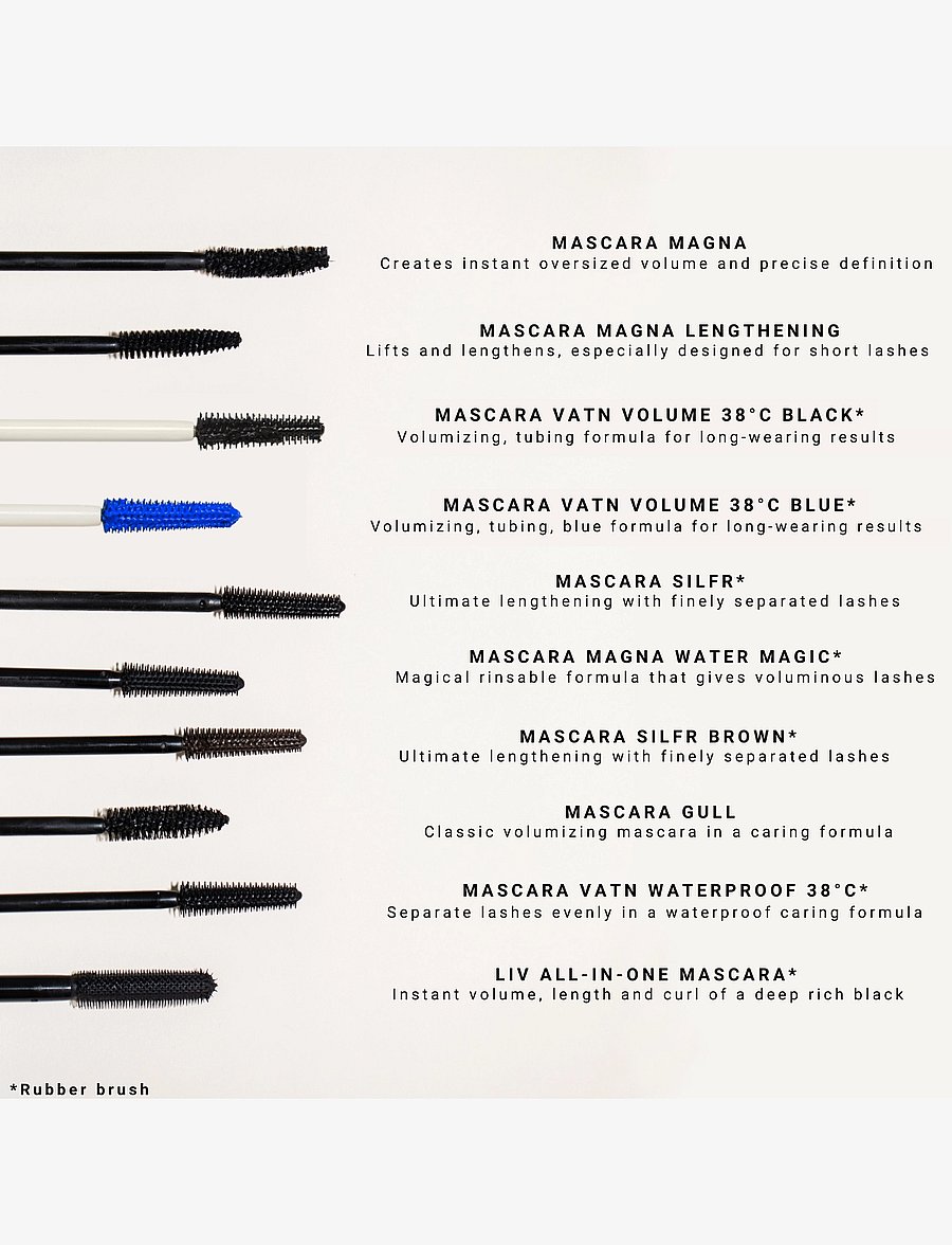 IDUN Minerals - Mascara Vatn Waterproof 38°C - Øjne & bryn - black - 3