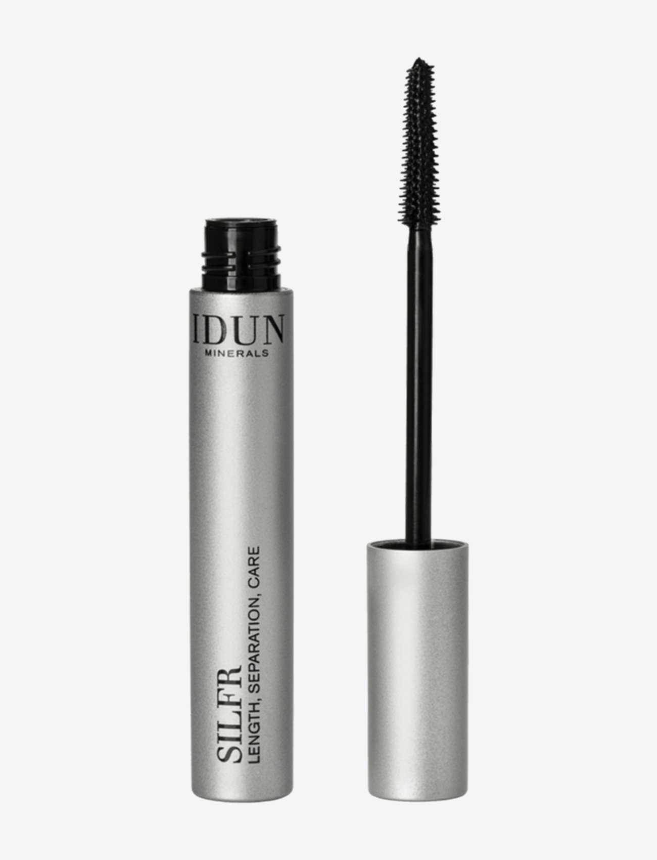 IDUN Minerals Mascara Silfr, 10 ml, Black, Øjne > Mascara, Dame