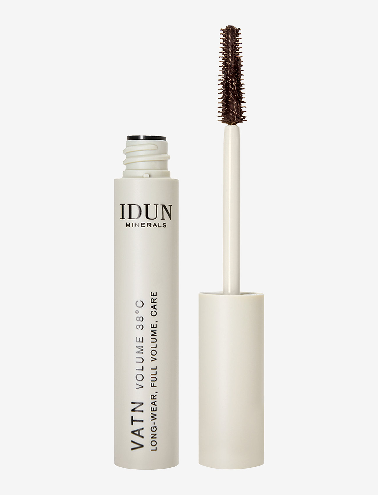 IDUN Minerals Mascara Vatn Volume Brown 38°C, Mascara, Brun, Str: 9 ml
